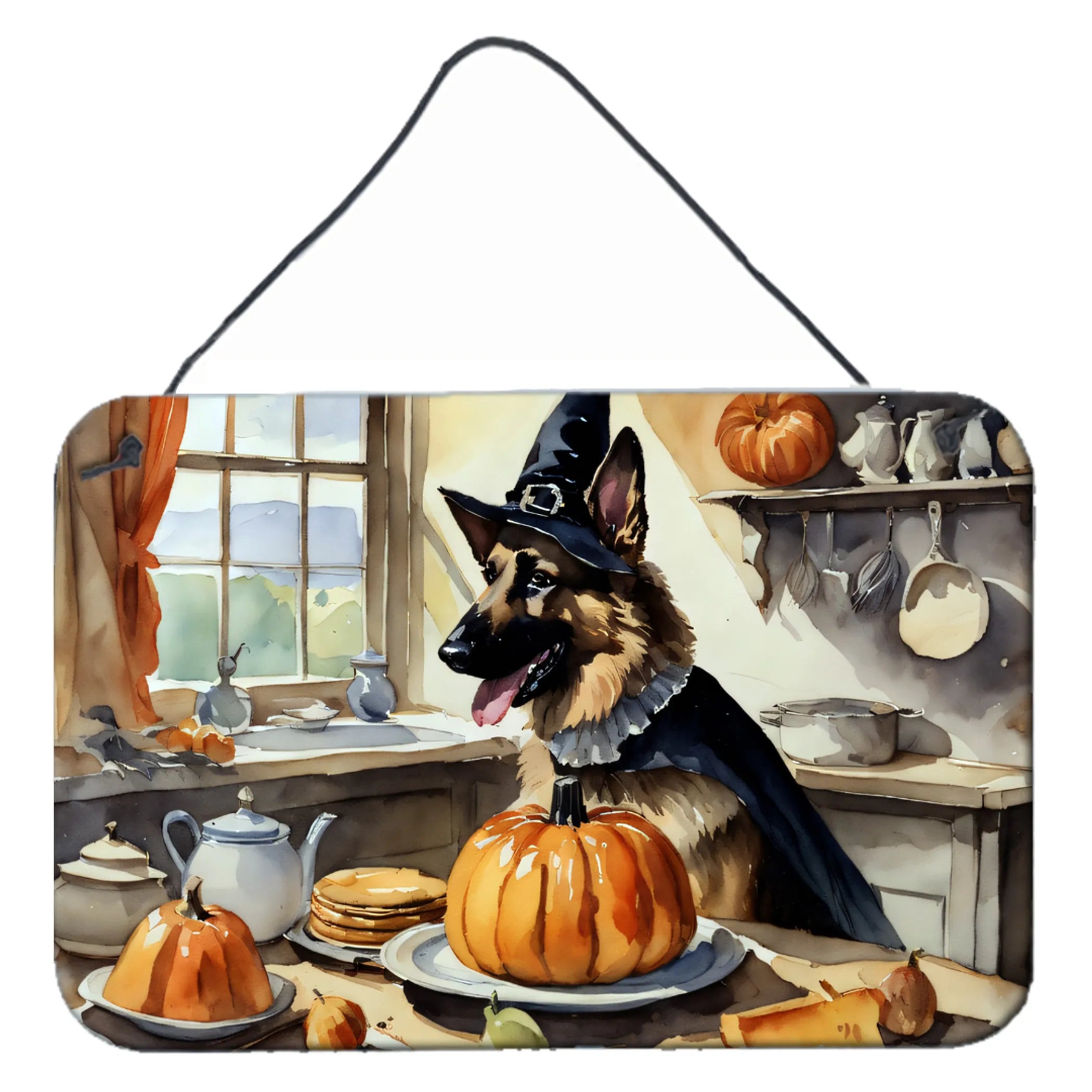 Fall Kitchen Pumpkin Pie Wall or Door Hanging Prints - Size: 8HX12W | Pack Of: 1 | Collection name: Fall kitchen pumpkin pie