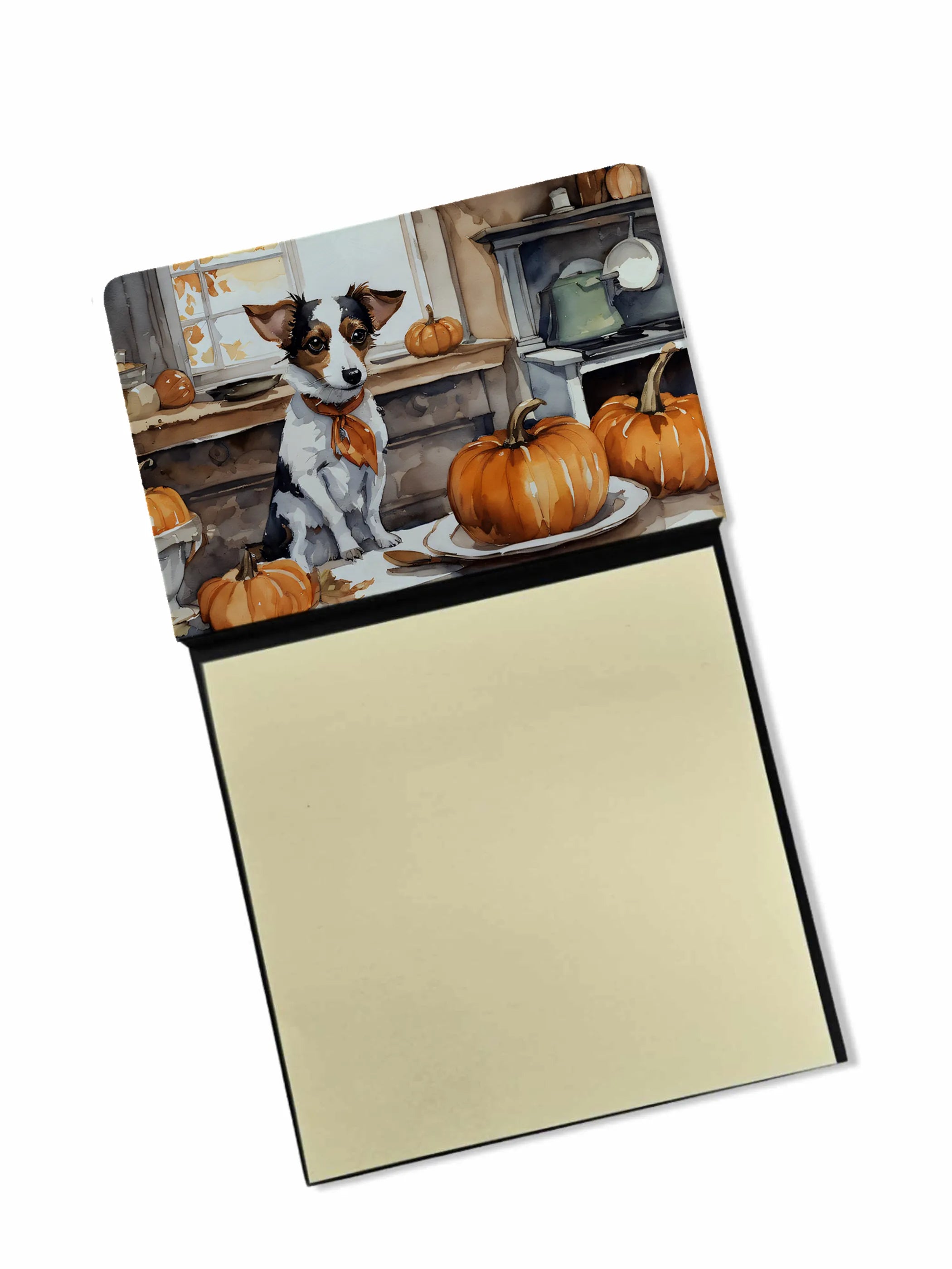 Fall Kitchen Pumpkin Pie Sticky Note Holder - Pack Of: 1 | Collection name: Fall kitchen pumpkin pie