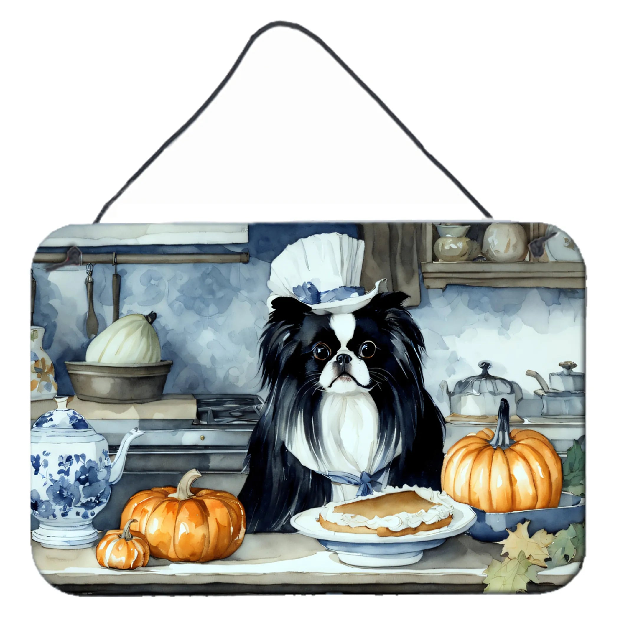 Fall Kitchen Pumpkin Pie Wall or Door Hanging Prints - Size: 8HX12W | Pack Of: 1 | Collection name: Fall kitchen pumpkin pie