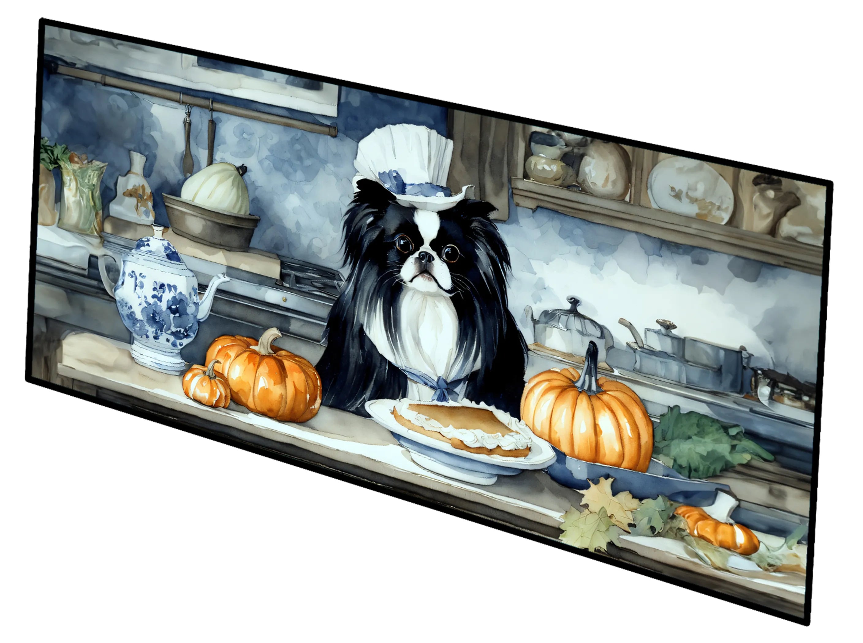 Fall Kitchen Pumpkin Pie Runner Mat 28x58 - Size: 28HX58W | Pack Of: 1 | Collection name: Fall kitchen pumpkin pie