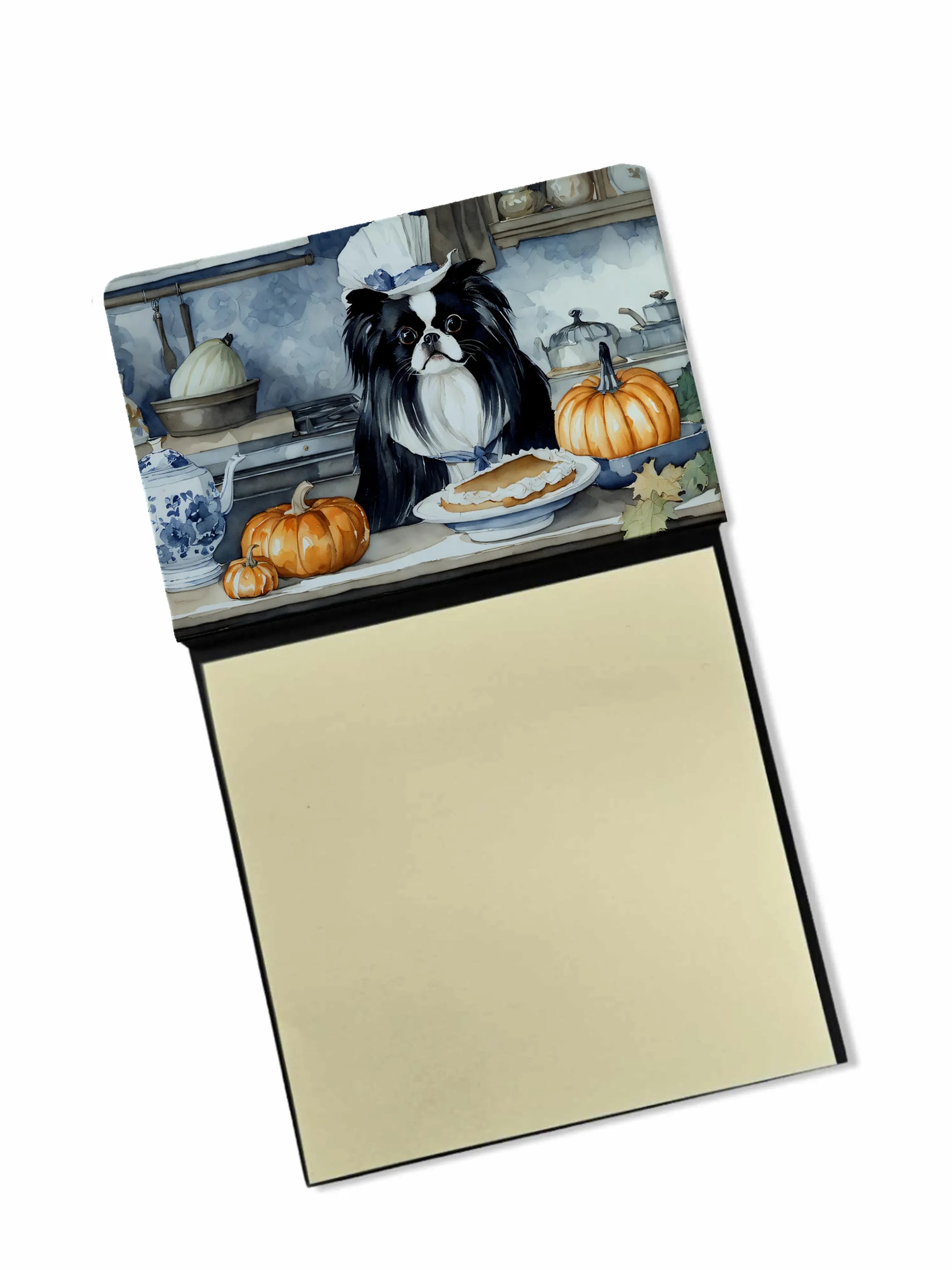 Fall Kitchen Pumpkin Pie Sticky Note Holder - Pack Of: 1 | Collection name: Fall kitchen pumpkin pie