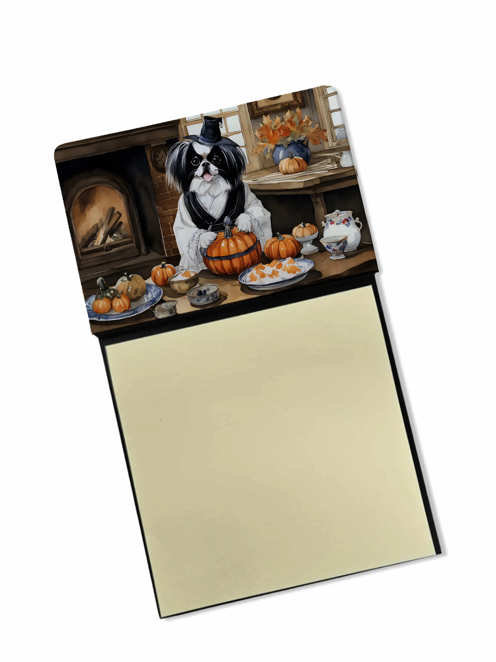 Fall Kitchen Pumpkin Pie Sticky Note Holder - Pack Of: 1 | Collection name: Fall kitchen pumpkin pie
