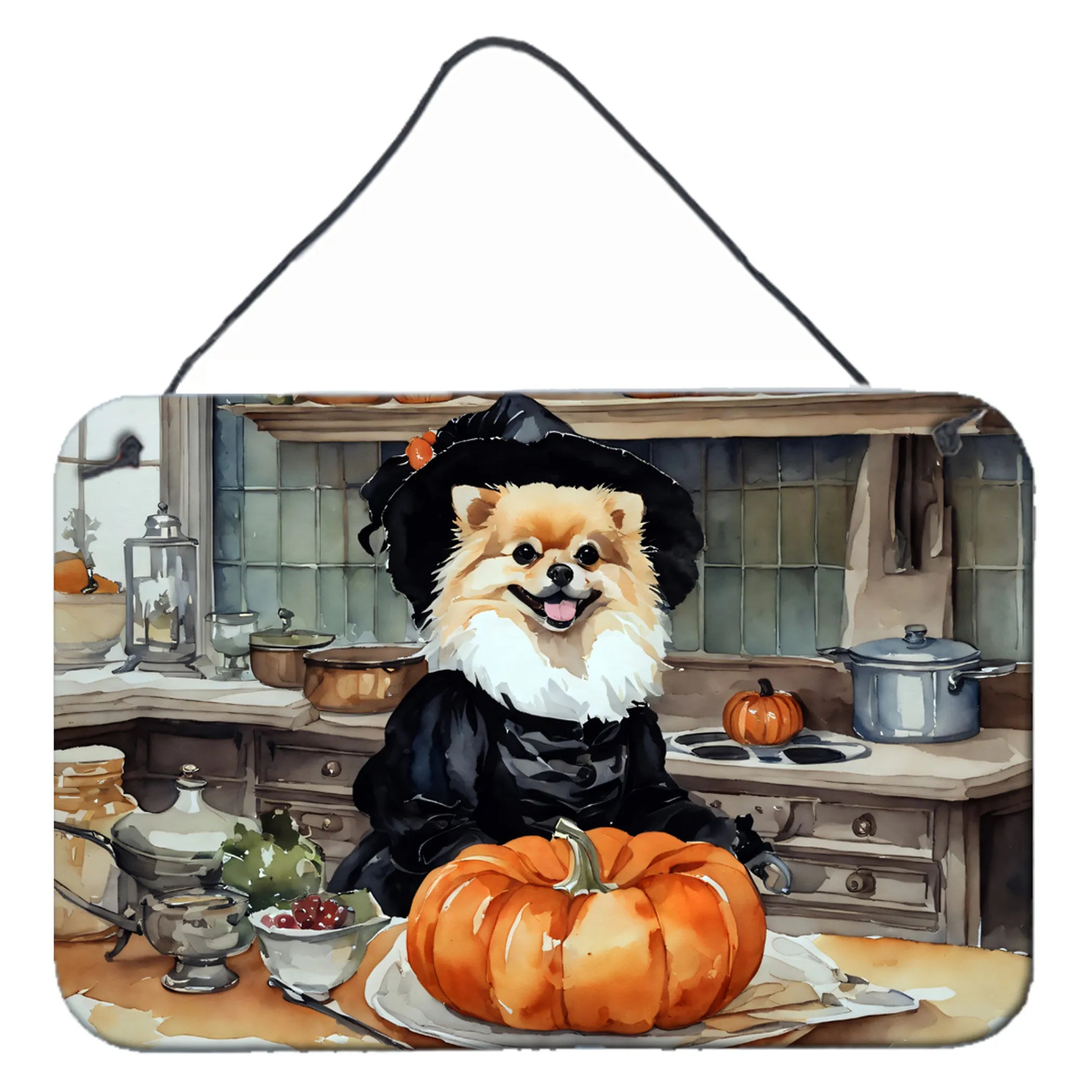 Fall Kitchen Pumpkin Pie Wall or Door Hanging Prints - Size: 8HX12W | Pack Of: 1 | Collection name: Fall kitchen pumpkin pie