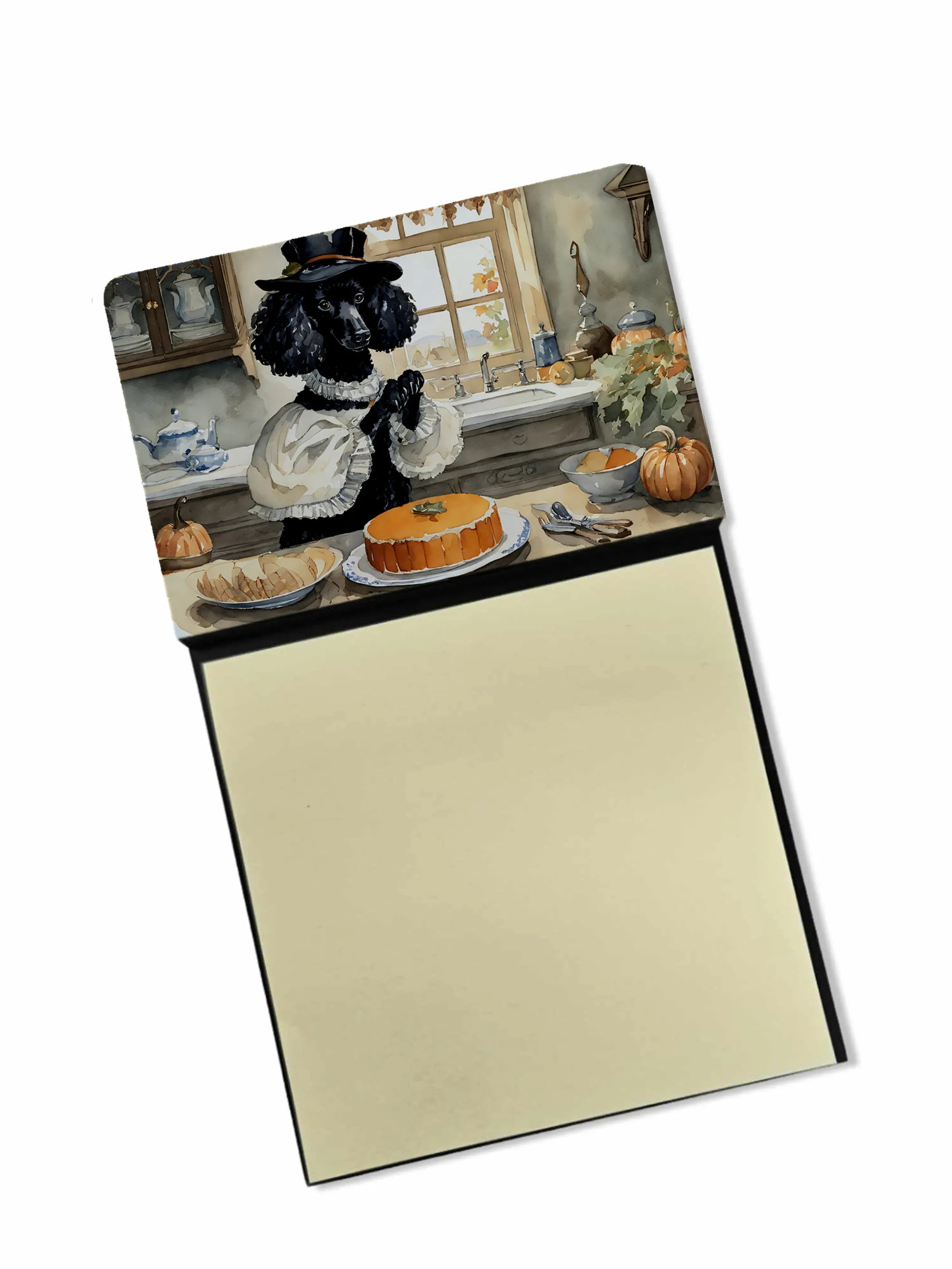 Fall Kitchen Pumpkin Pie Sticky Note Holder - Pack Of: 1 | Collection name: Fall kitchen pumpkin pie
