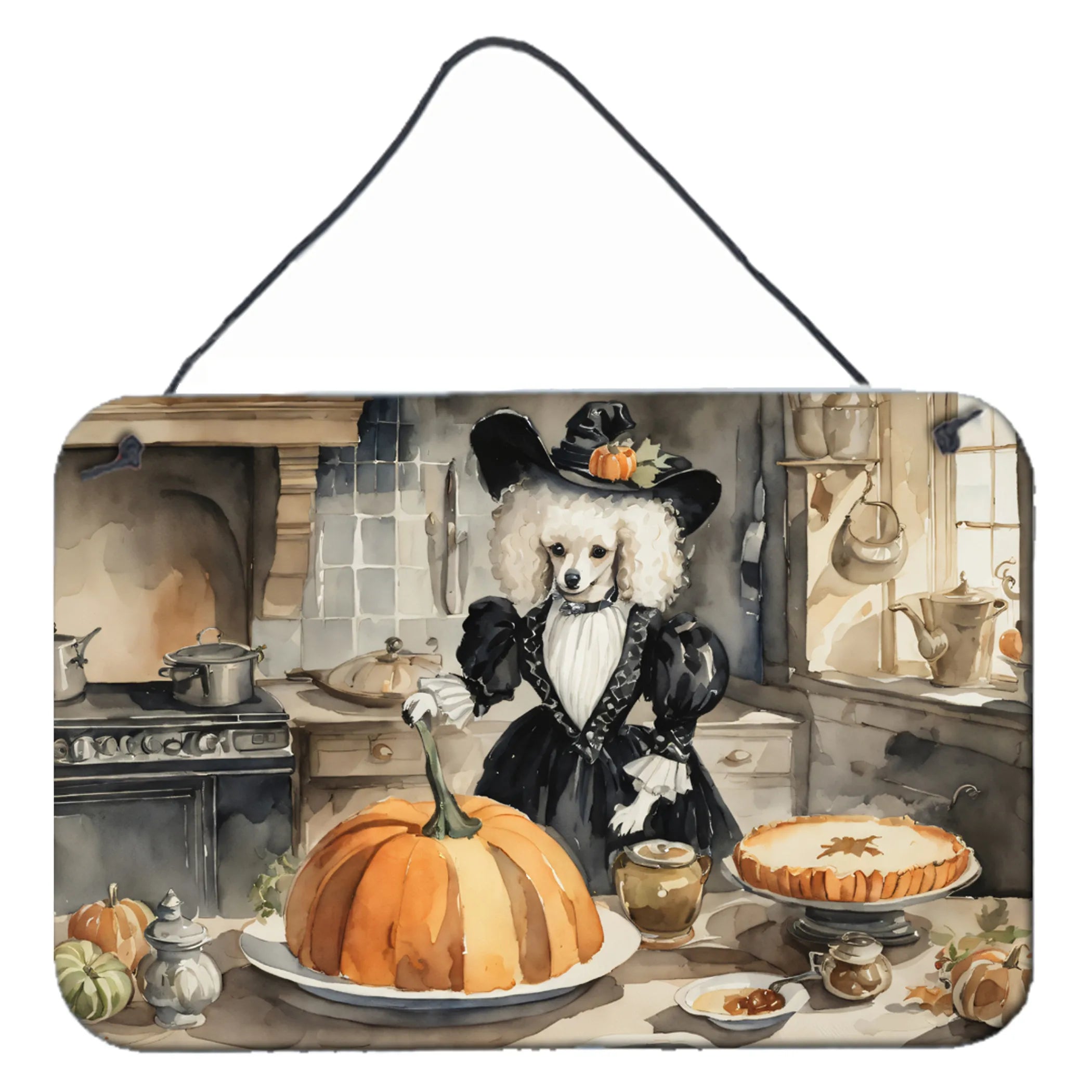 Fall Kitchen Pumpkin Pie Wall or Door Hanging Prints - Size: 8HX12W | Pack Of: 1 | Collection name: Fall kitchen pumpkin pie