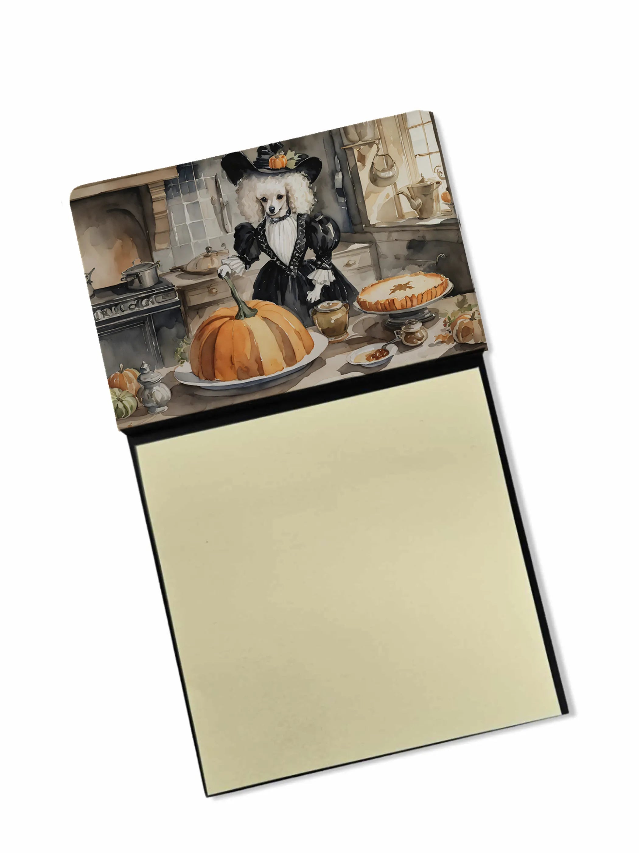 Fall Kitchen Pumpkin Pie Sticky Note Holder - Pack Of: 1 | Collection name: Fall kitchen pumpkin pie