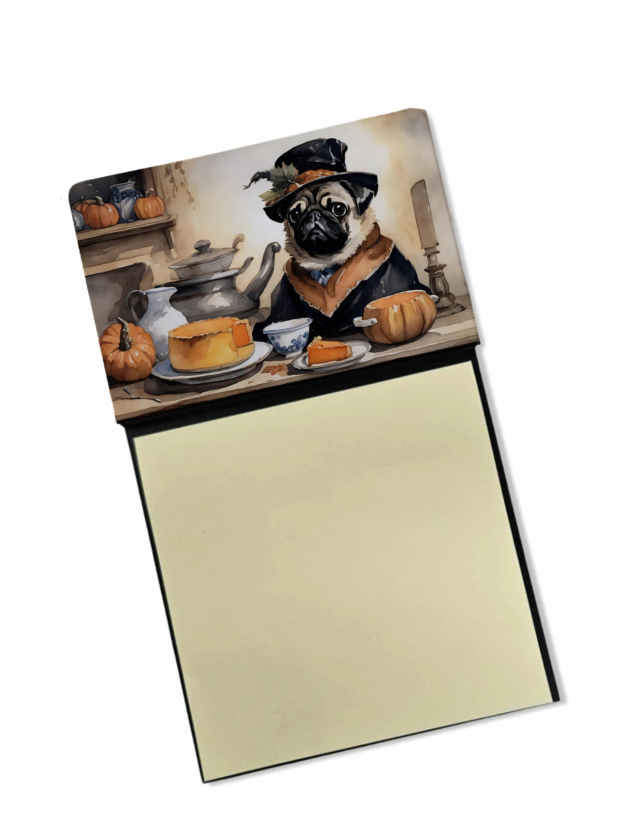 Fall Kitchen Pumpkin Pie Sticky Note Holder - Pack Of: 1 | Collection name: Fall kitchen pumpkin pie