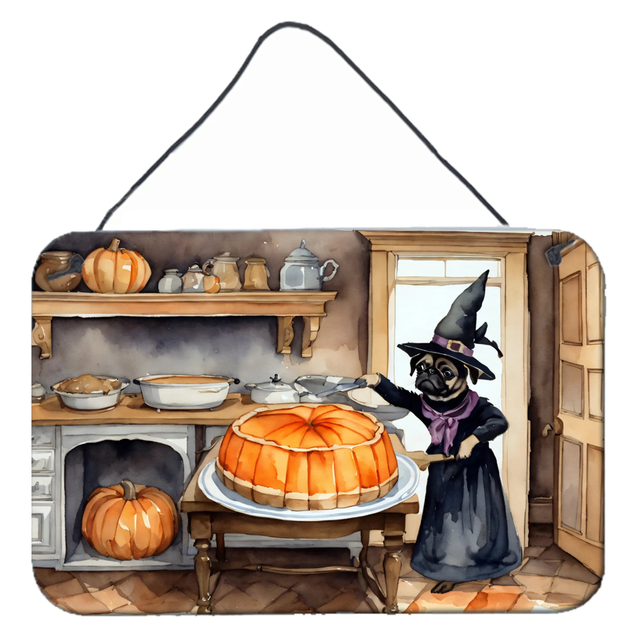 Fall Kitchen Pumpkin Pie Wall or Door Hanging Prints - Size: 8HX12W | Pack Of: 1 | Collection name: Fall kitchen pumpkin pie