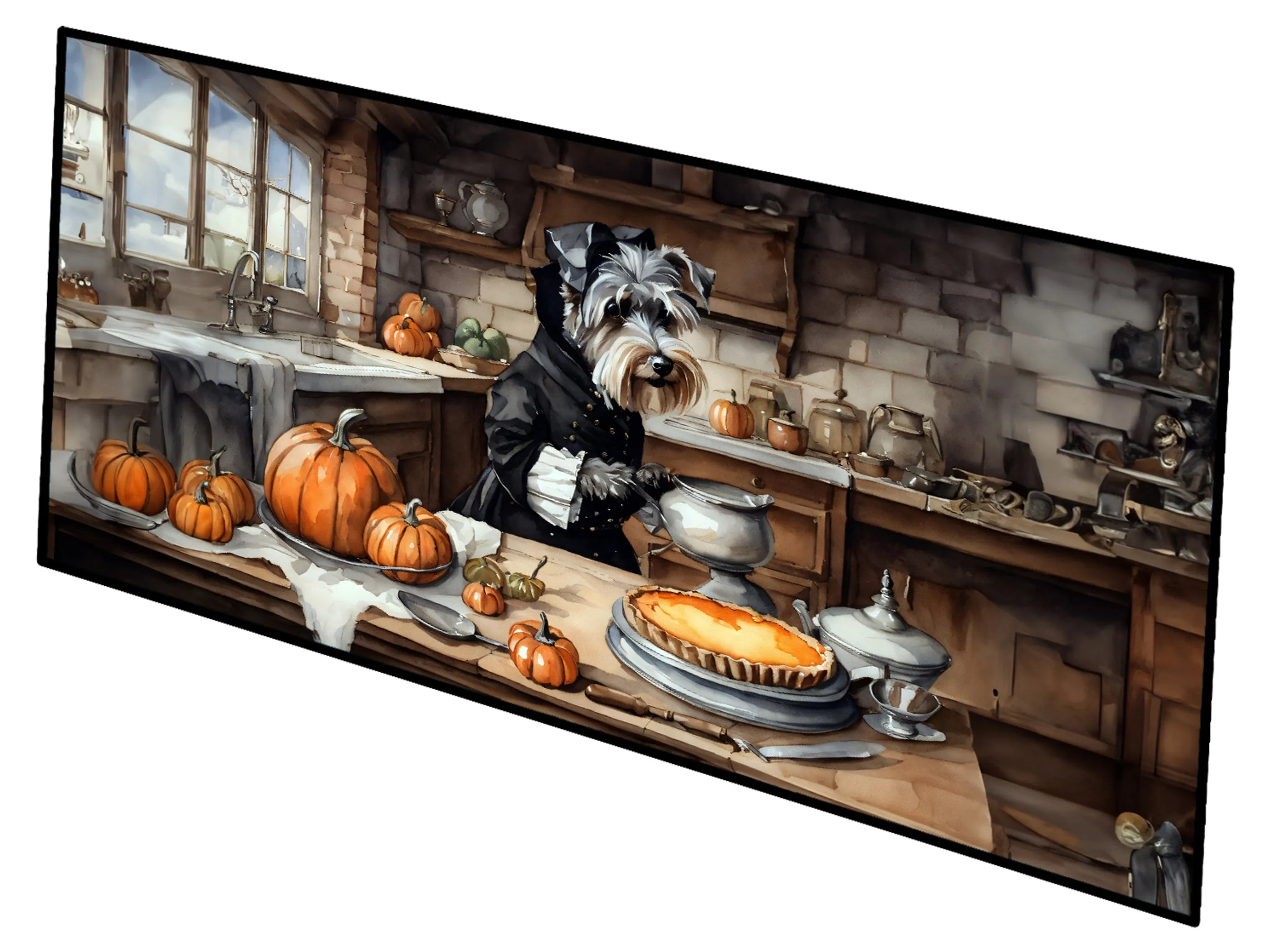 Fall Kitchen Pumpkin Pie Runner Mat 28x58 - Size: 28HX58W | Pack Of: 1 | Collection name: Fall kitchen pumpkin pie