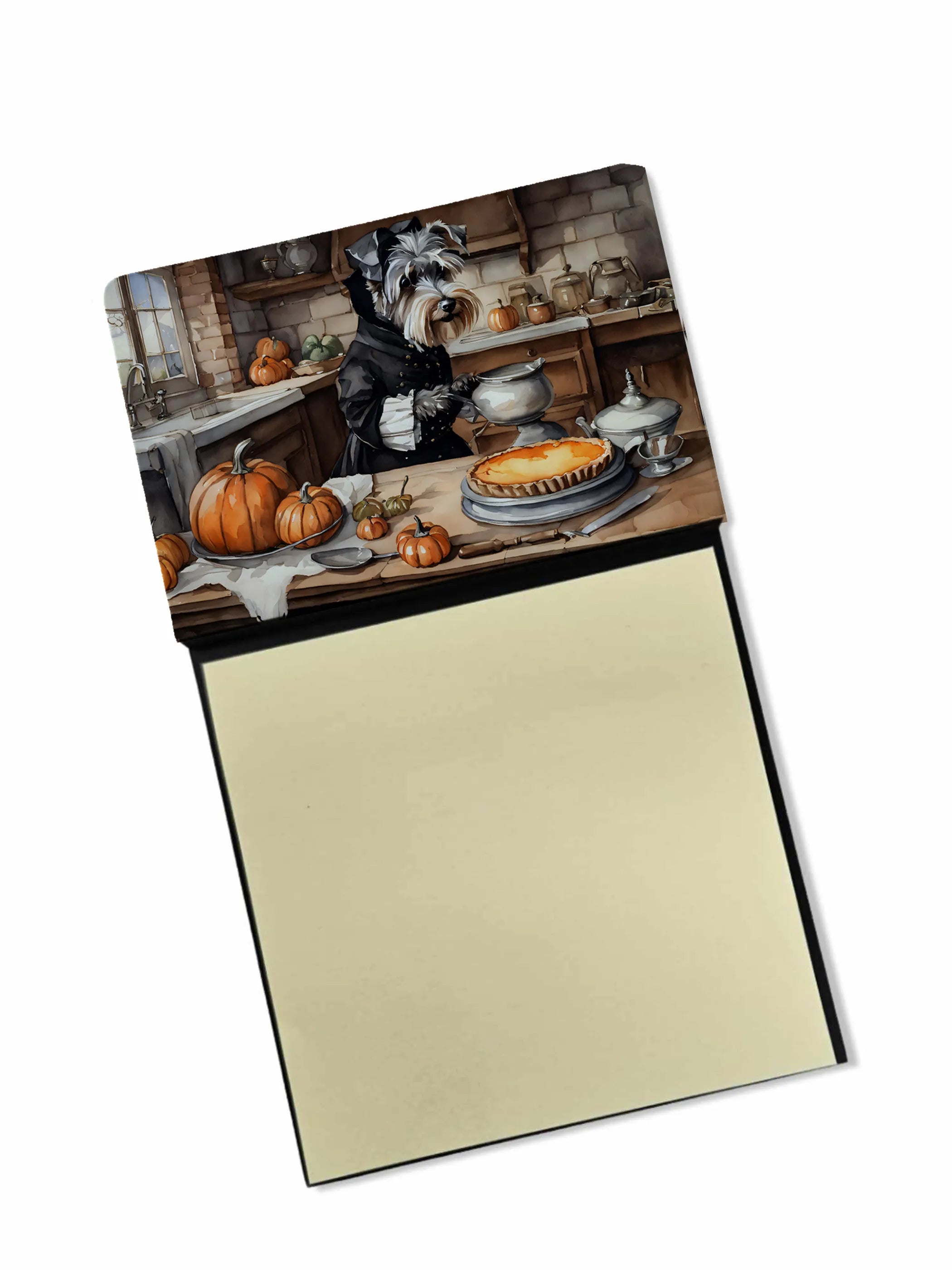Fall Kitchen Pumpkin Pie Sticky Note Holder - Pack Of: 1 | Collection name: Fall kitchen pumpkin pie
