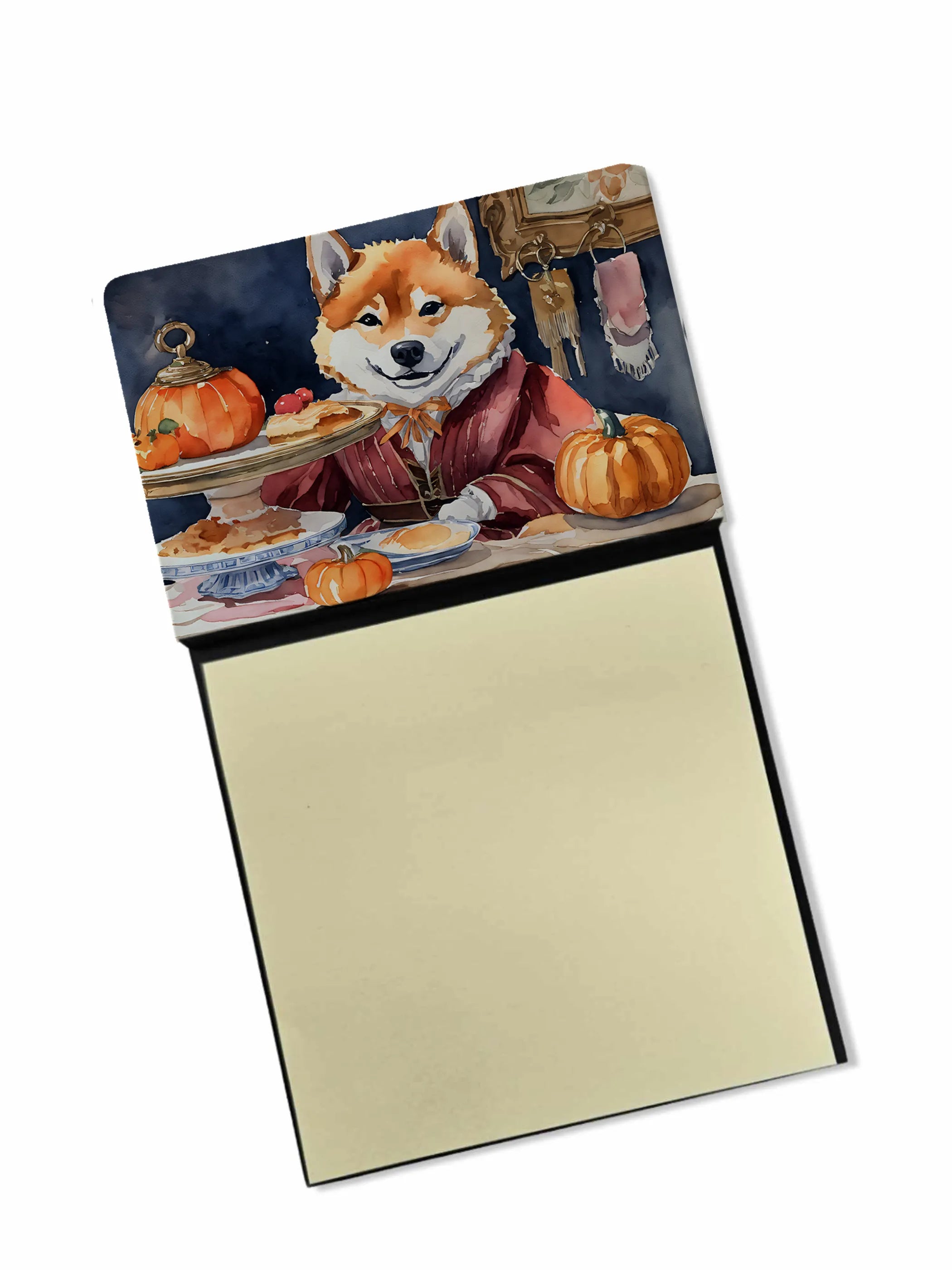Fall Kitchen Pumpkin Pie Sticky Note Holder - Pack Of: 1 | Collection name: Fall kitchen pumpkin pie
