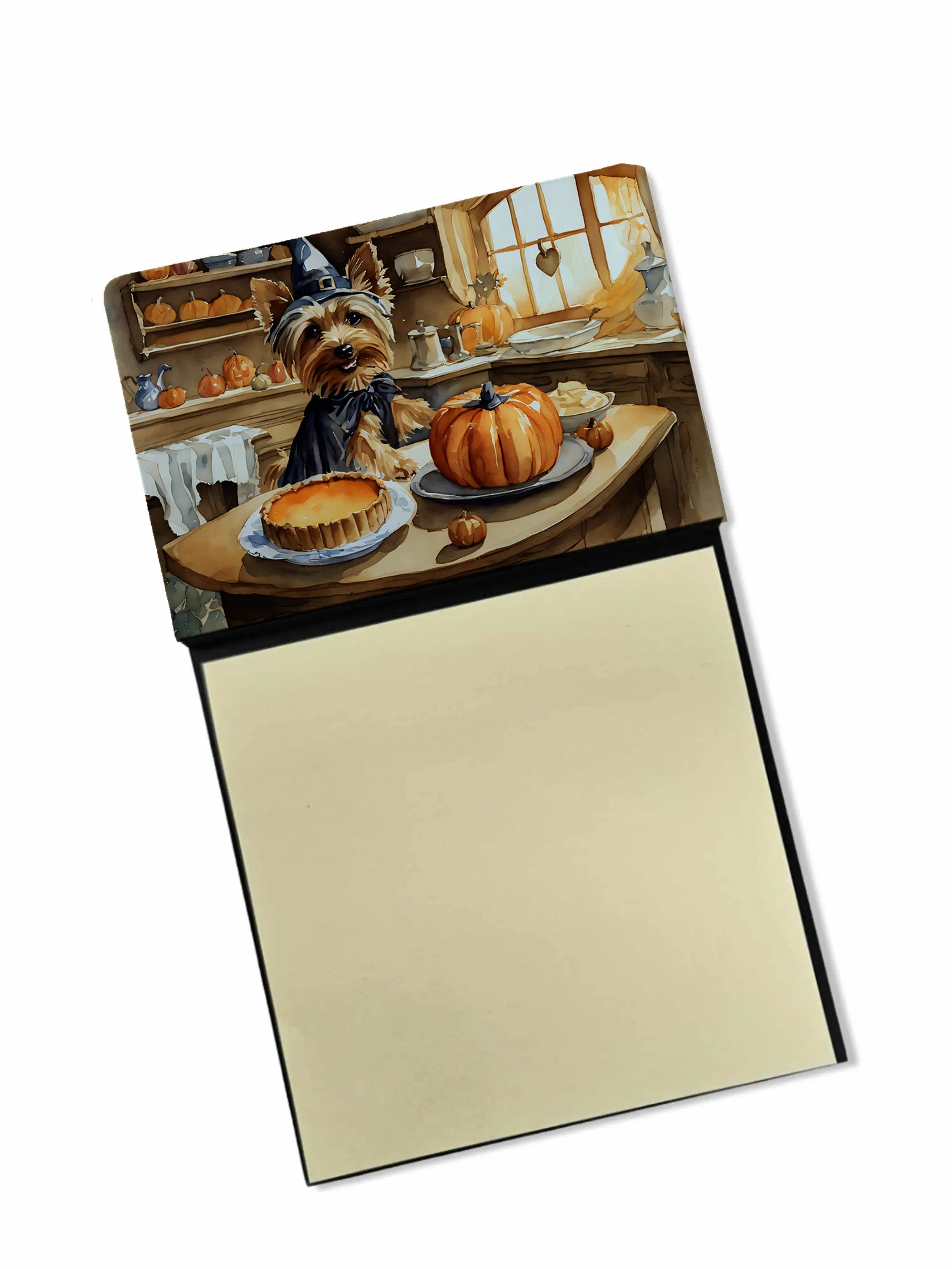 Fall Kitchen Pumpkin Pie Sticky Note Holder - Pack Of: 1 | Collection name: Fall kitchen pumpkin pie
