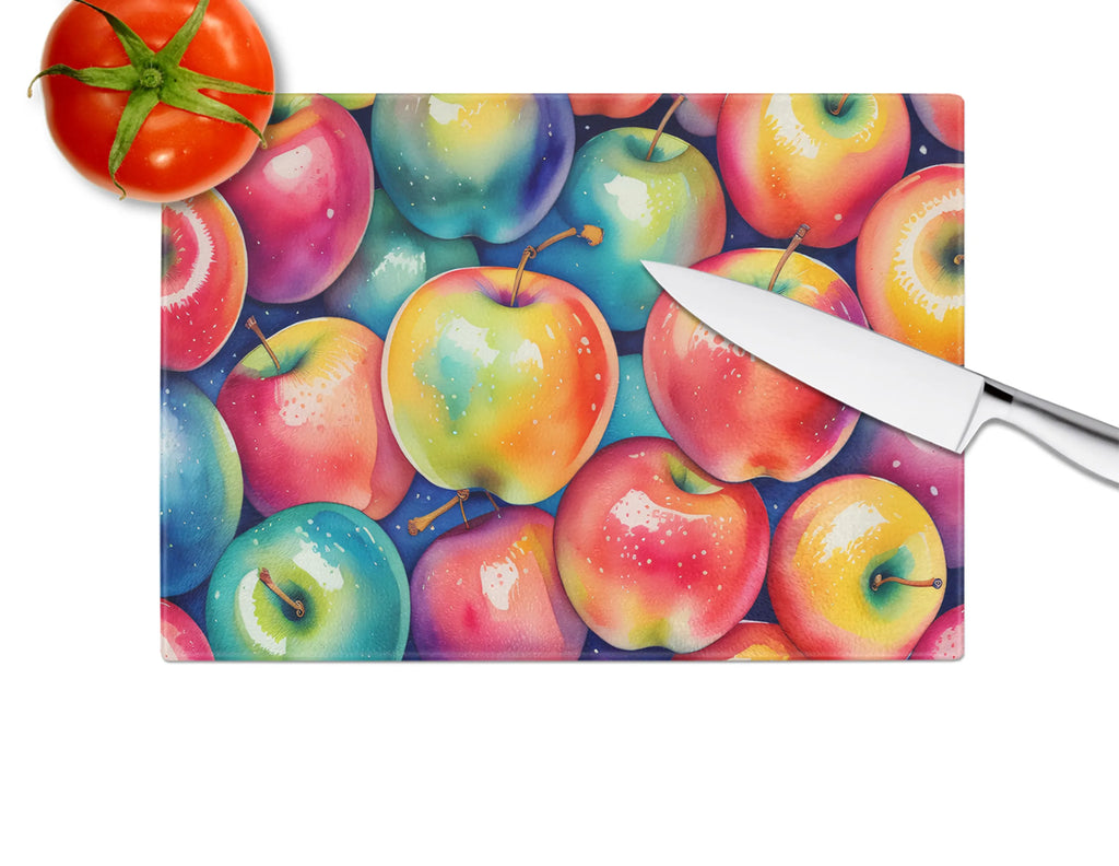 Colorful Fruit Glass Cutting Board - Size: LARGE | Pack Of: 1 | Collection name: Colorful fruit