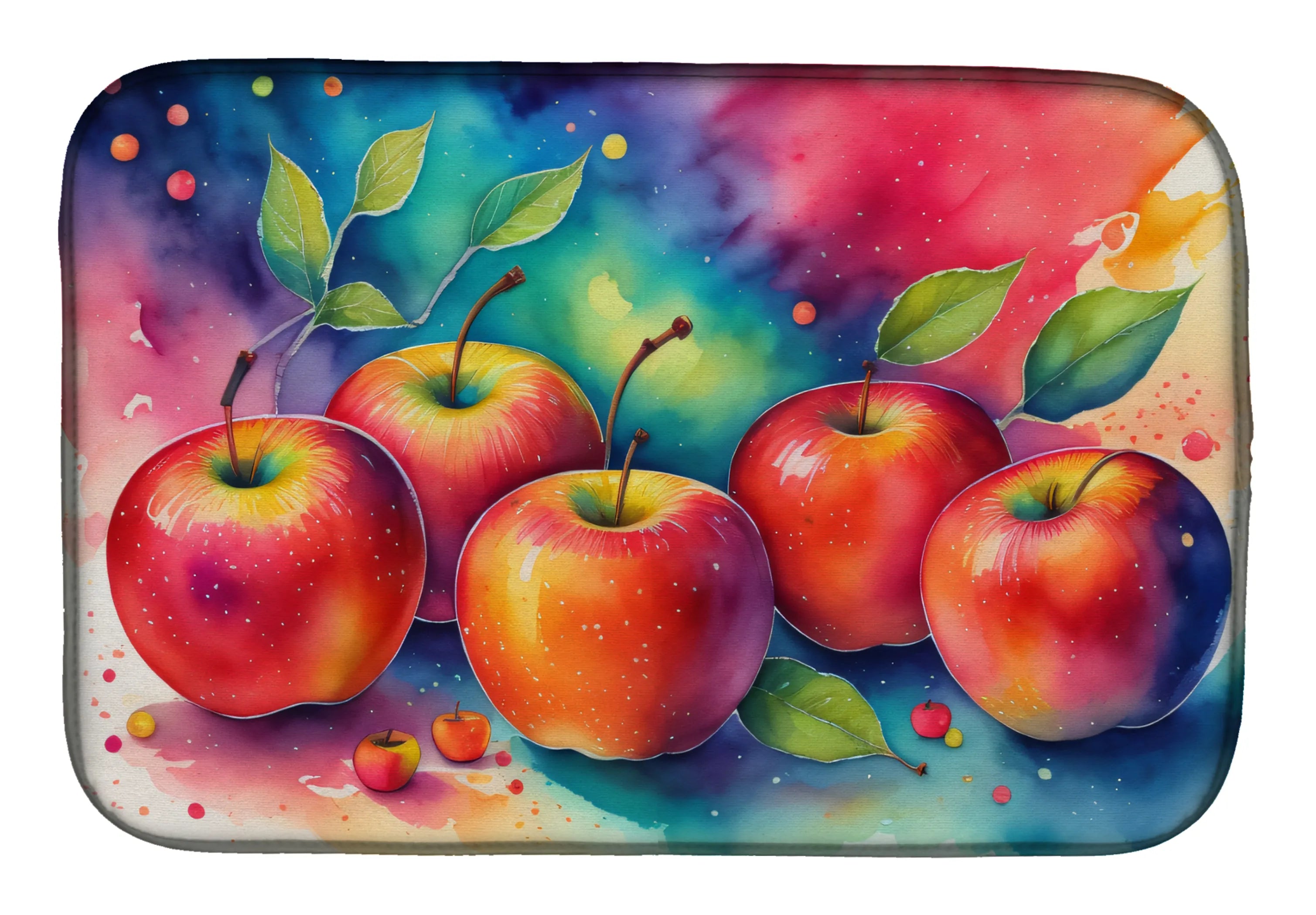 Colorful Fruit Dish Drying Mat - Size: 14  X 21" | Pack Of: 1 | Collection name: Colorful fruit