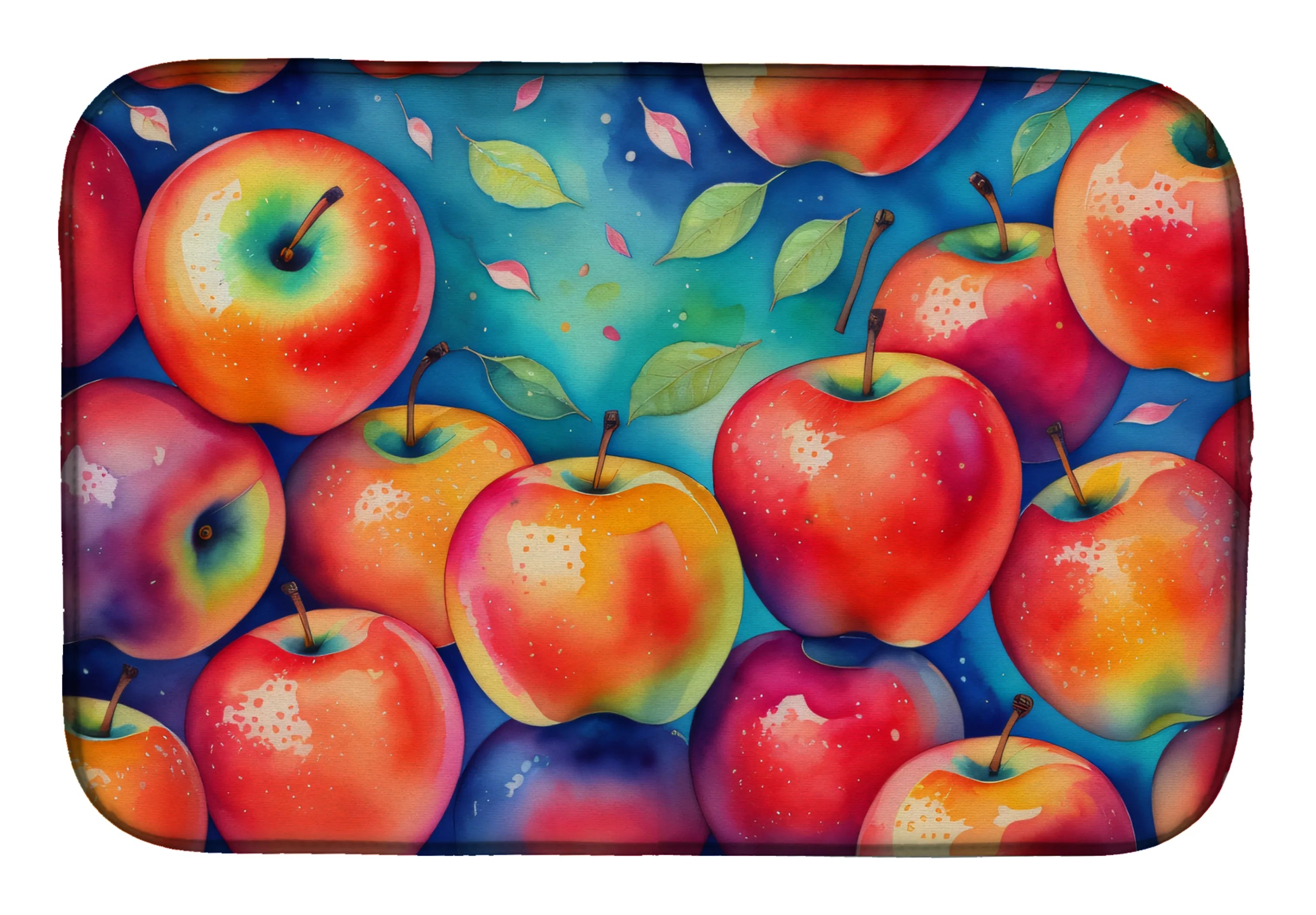 Colorful Fruit Dish Drying Mat - Size: 14  X 21" | Pack Of: 1 | Collection name: Colorful fruit
