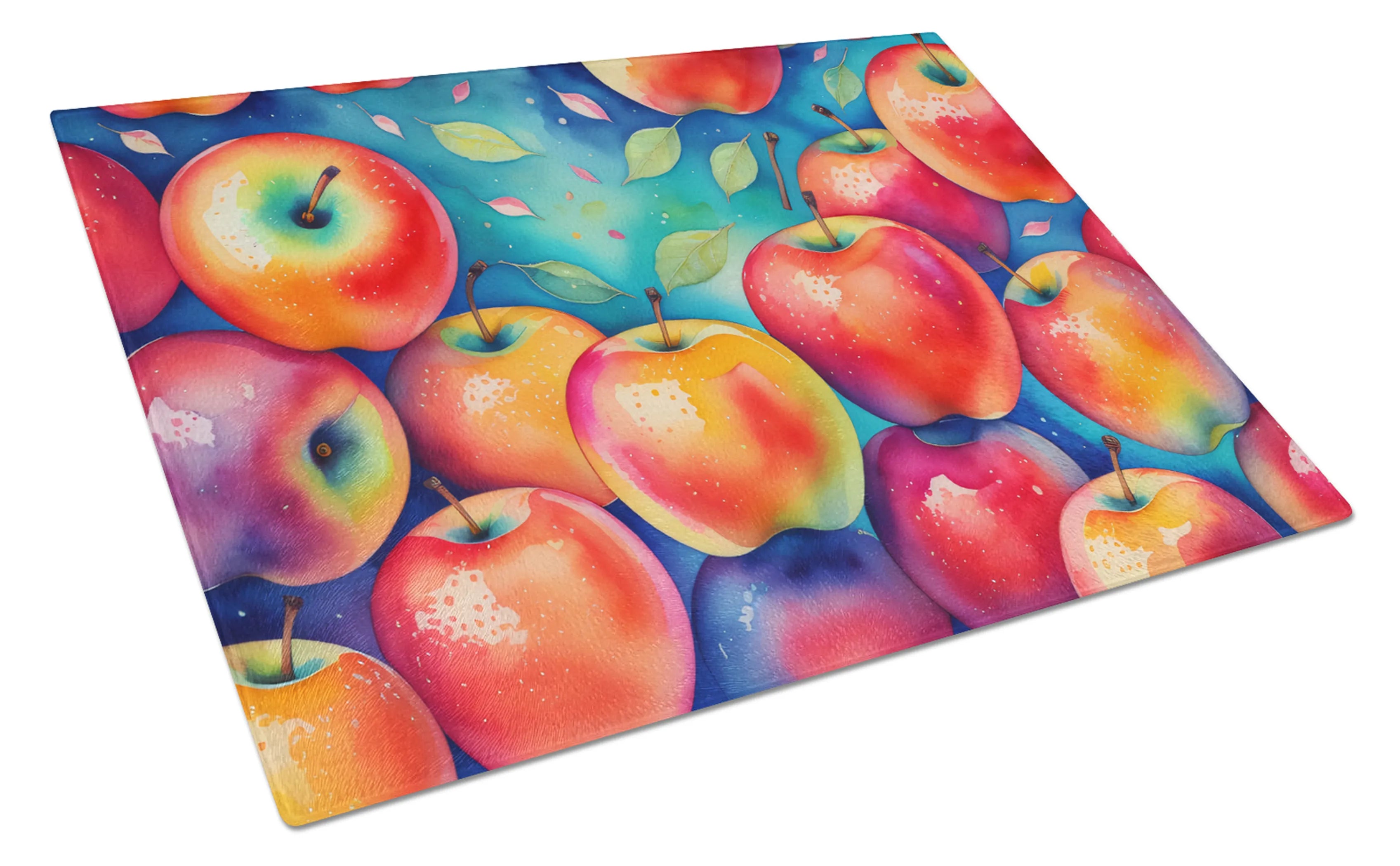 Colorful Fruit Glass Cutting Board - Size: LARGE | Pack Of: 1 | Collection name: Colorful fruit