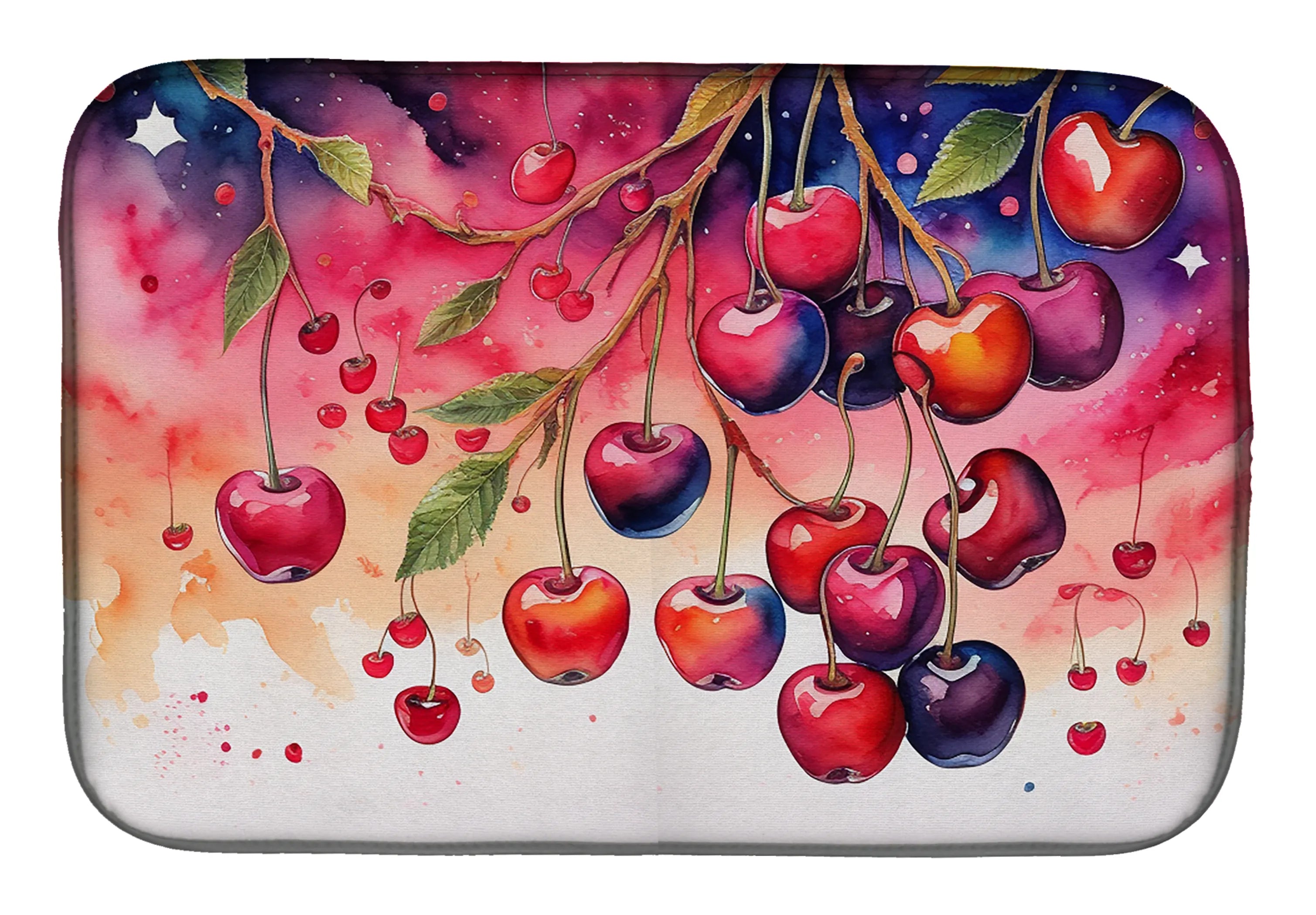 Colorful Fruit Dish Drying Mat - Size: 14  X 21" | Pack Of: 1 | Collection name: Colorful fruit