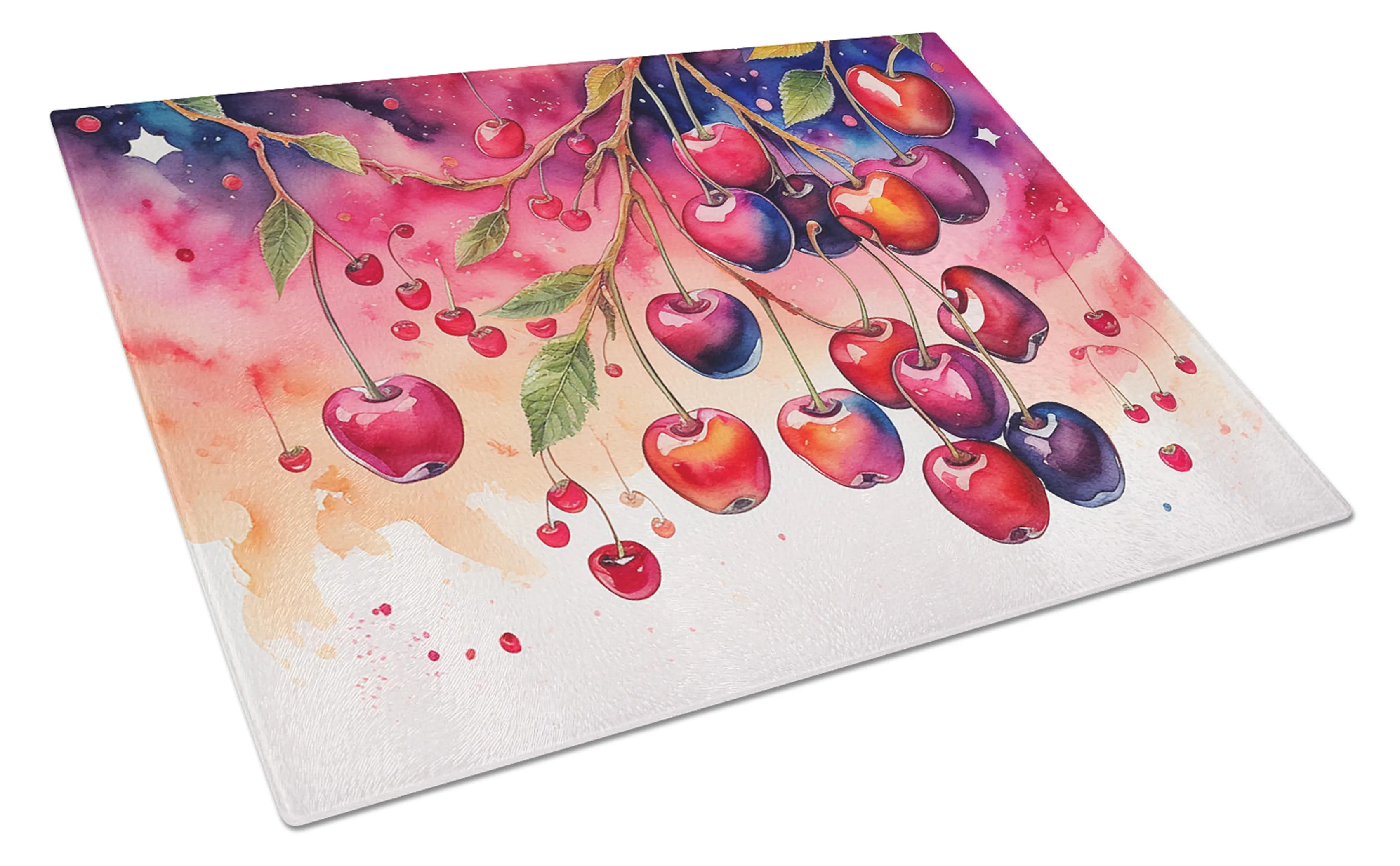 Colorful Fruit Glass Cutting Board - Size: LARGE | Pack Of: 1 | Collection name: Colorful fruit