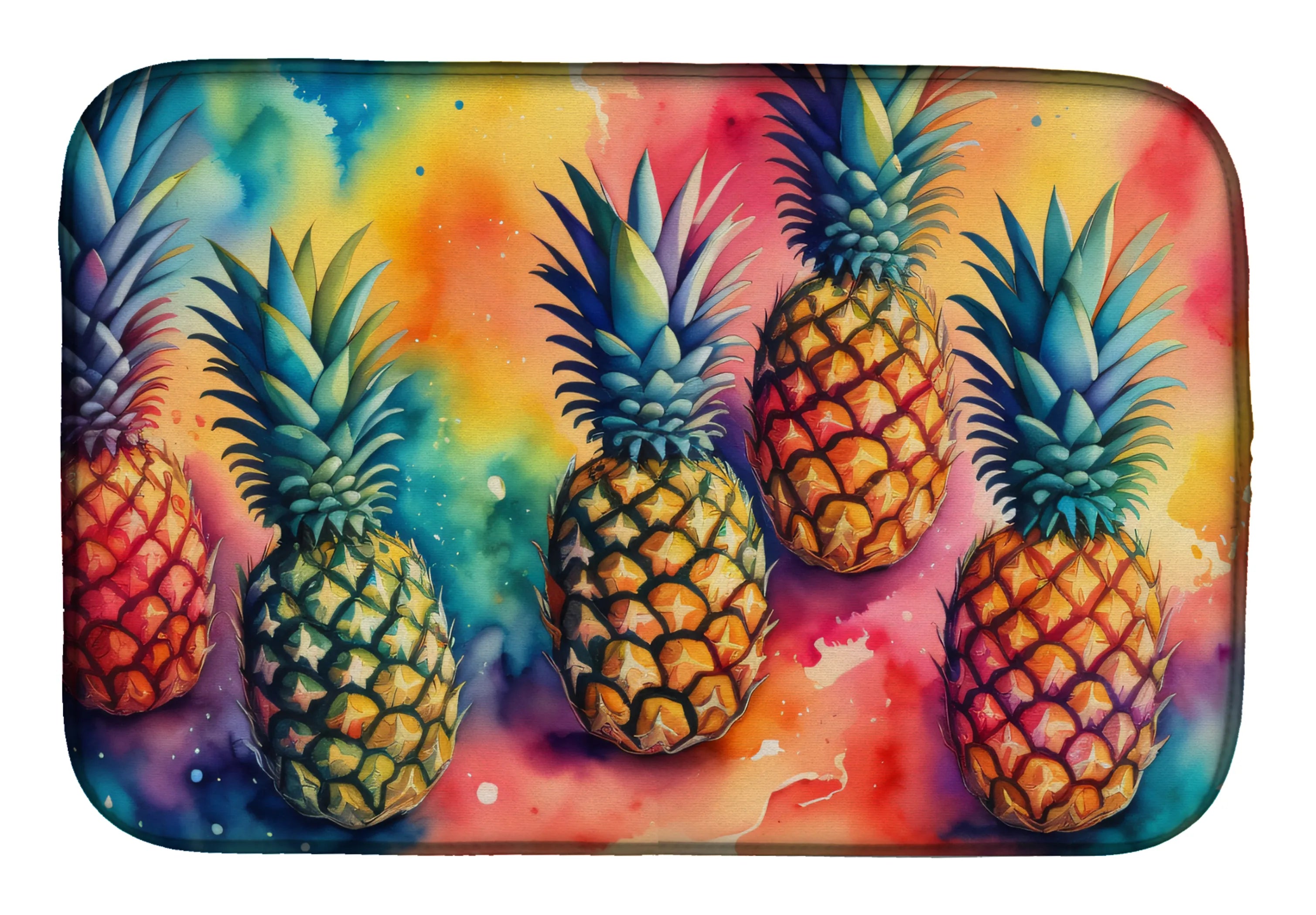 Colorful Fruit Dish Drying Mat - Size: 14  X 21" | Pack Of: 1 | Collection name: Colorful fruit