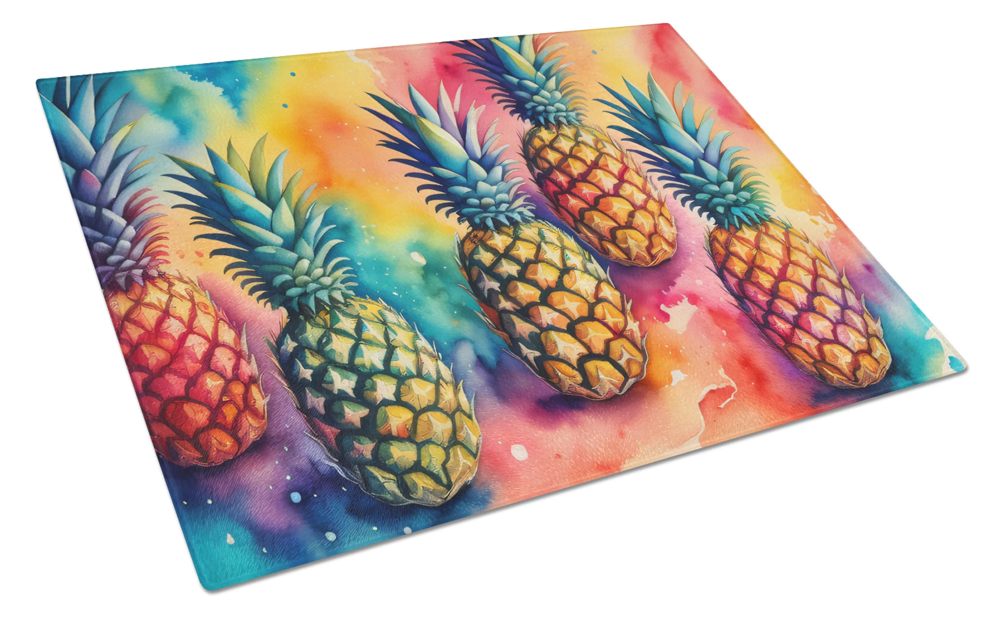 Colorful Fruit Glass Cutting Board - Size: LARGE | Pack Of: 1 | Collection name: Colorful fruit