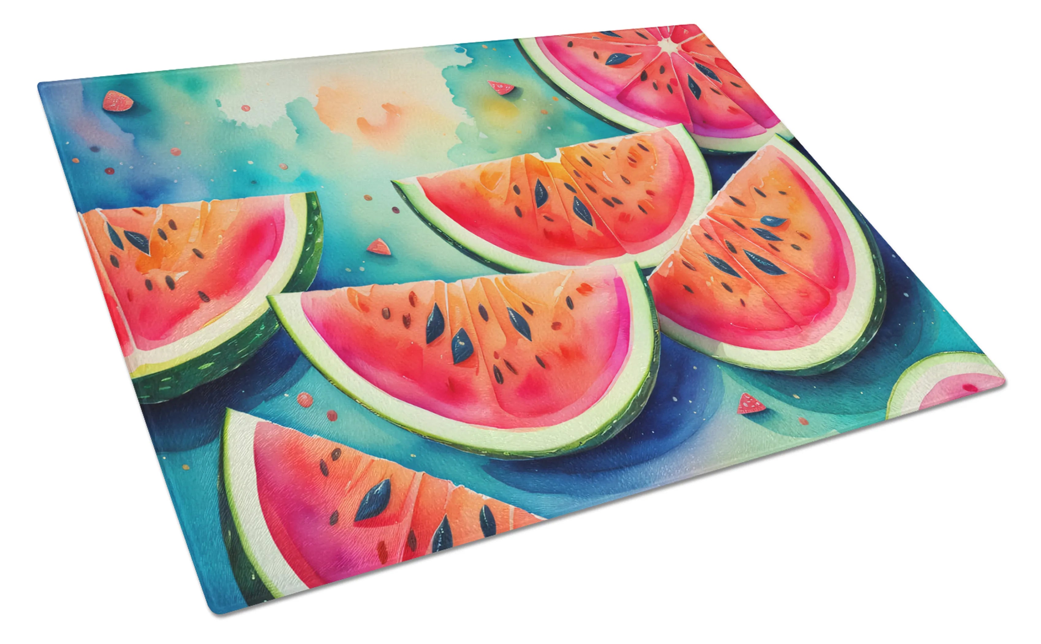 Colorful Fruit Glass Cutting Board - Size: LARGE | Pack Of: 1 | Collection name: Colorful fruit