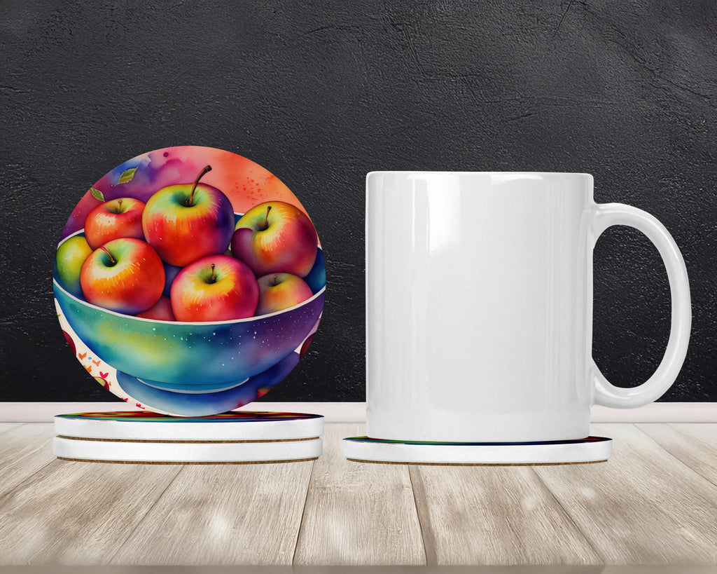 Colorful Fruit Large Sandstone Coasters Pack of 4