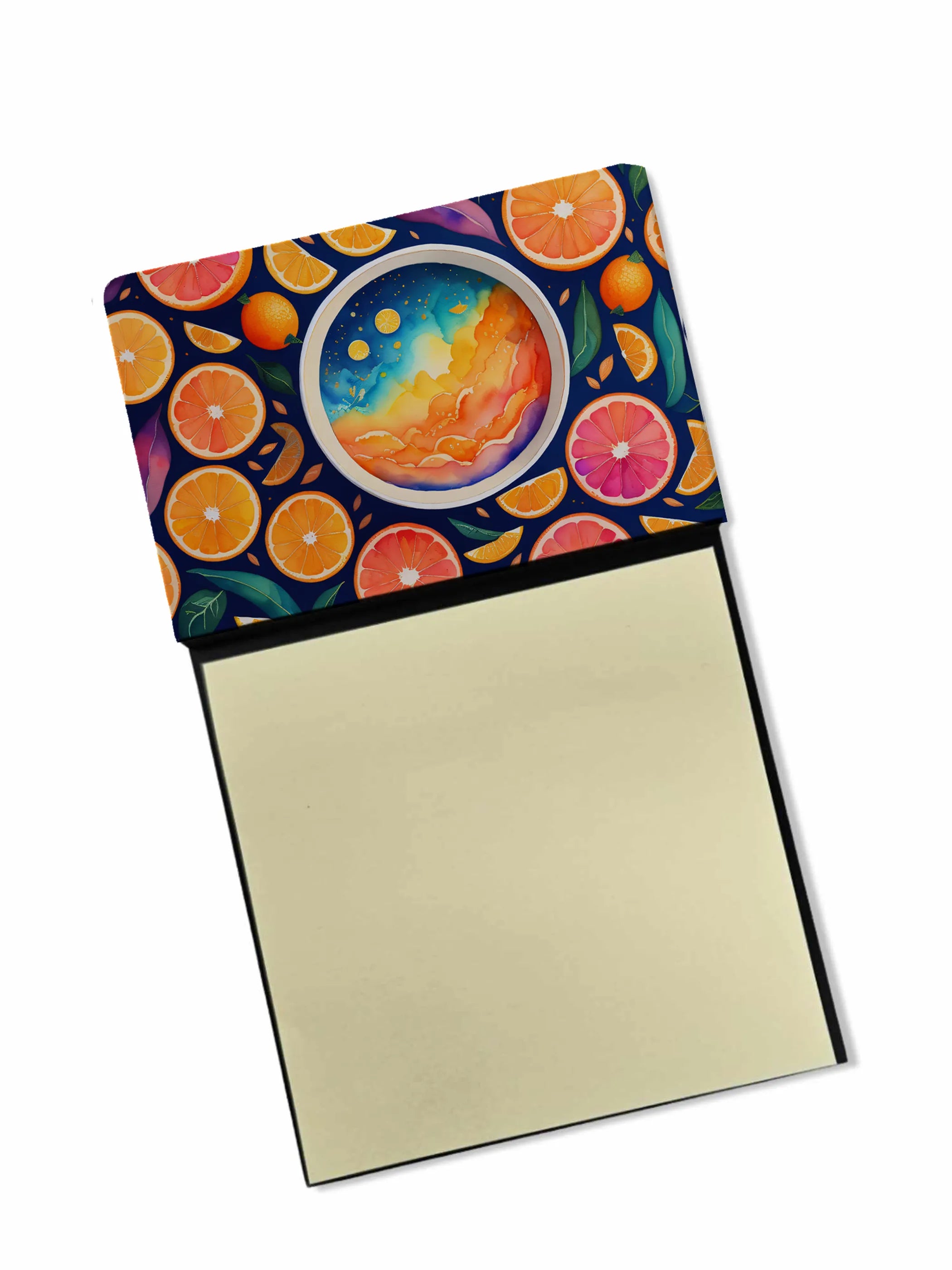 Colorful Fruit Sticky Note Holder - Pack Of: 1 | Collection name: Colorful fruit