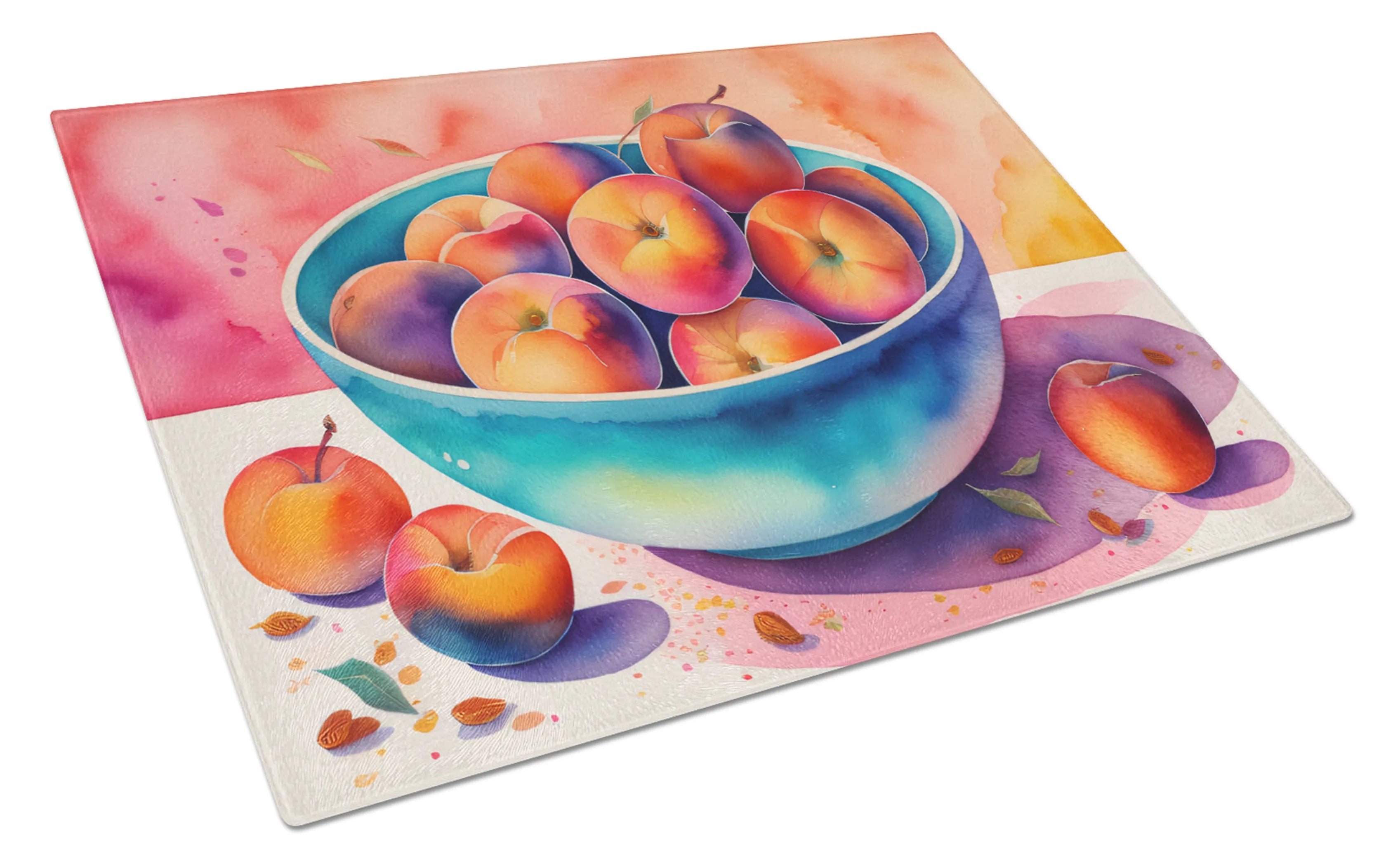 Colorful Fruit Glass Cutting Board - Size: LARGE | Pack Of: 1 | Collection name: Colorful fruit