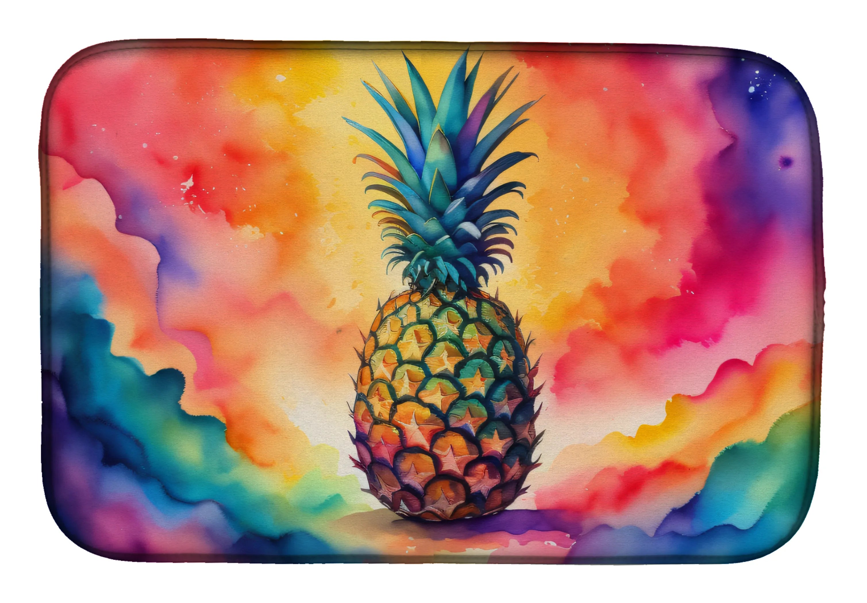 Colorful Fruit Dish Drying Mat - Size: 14  X 21" | Pack Of: 1 | Collection name: Colorful fruit