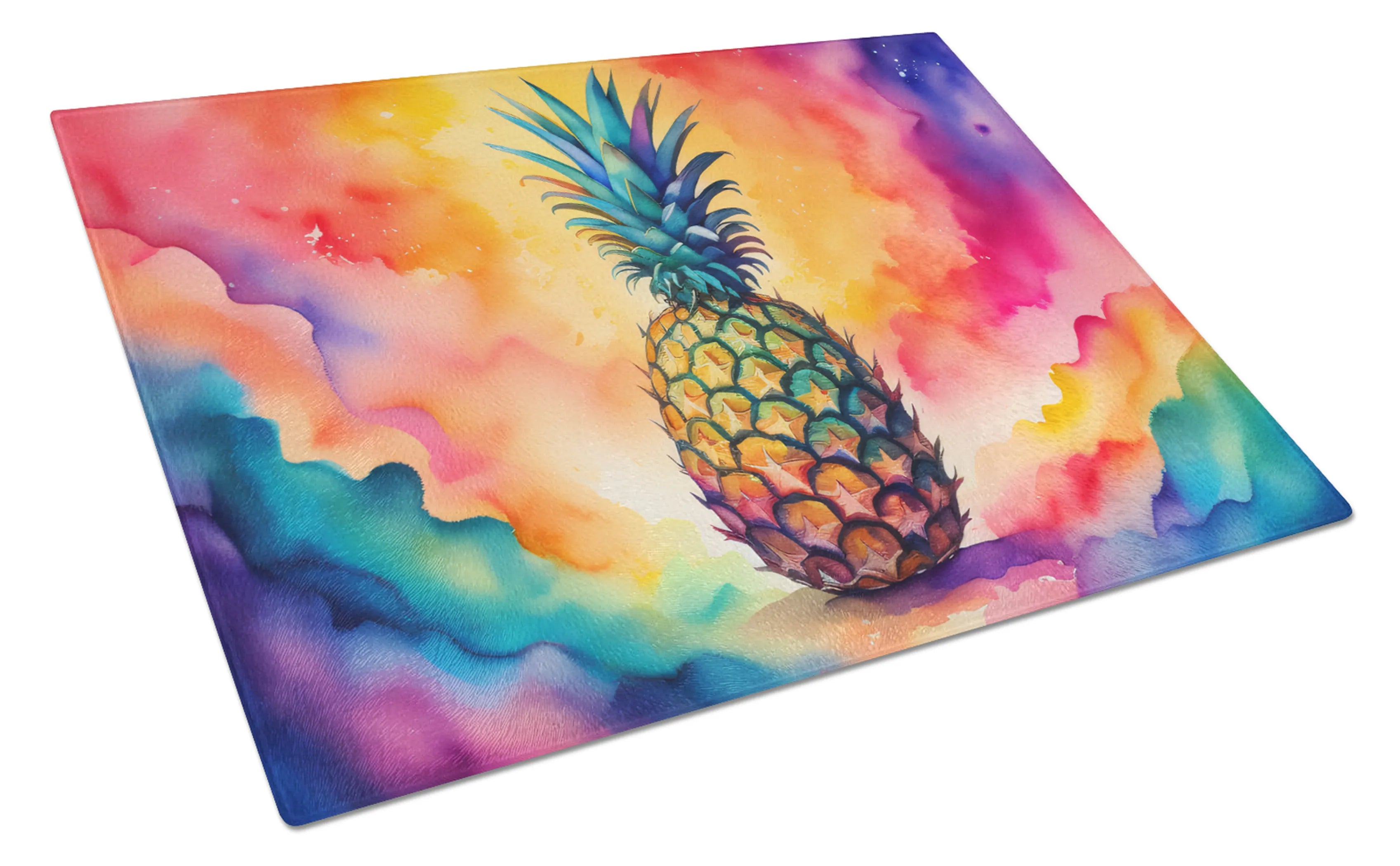 Colorful Fruit Glass Cutting Board - Size: LARGE | Pack Of: 1 | Collection name: Colorful fruit