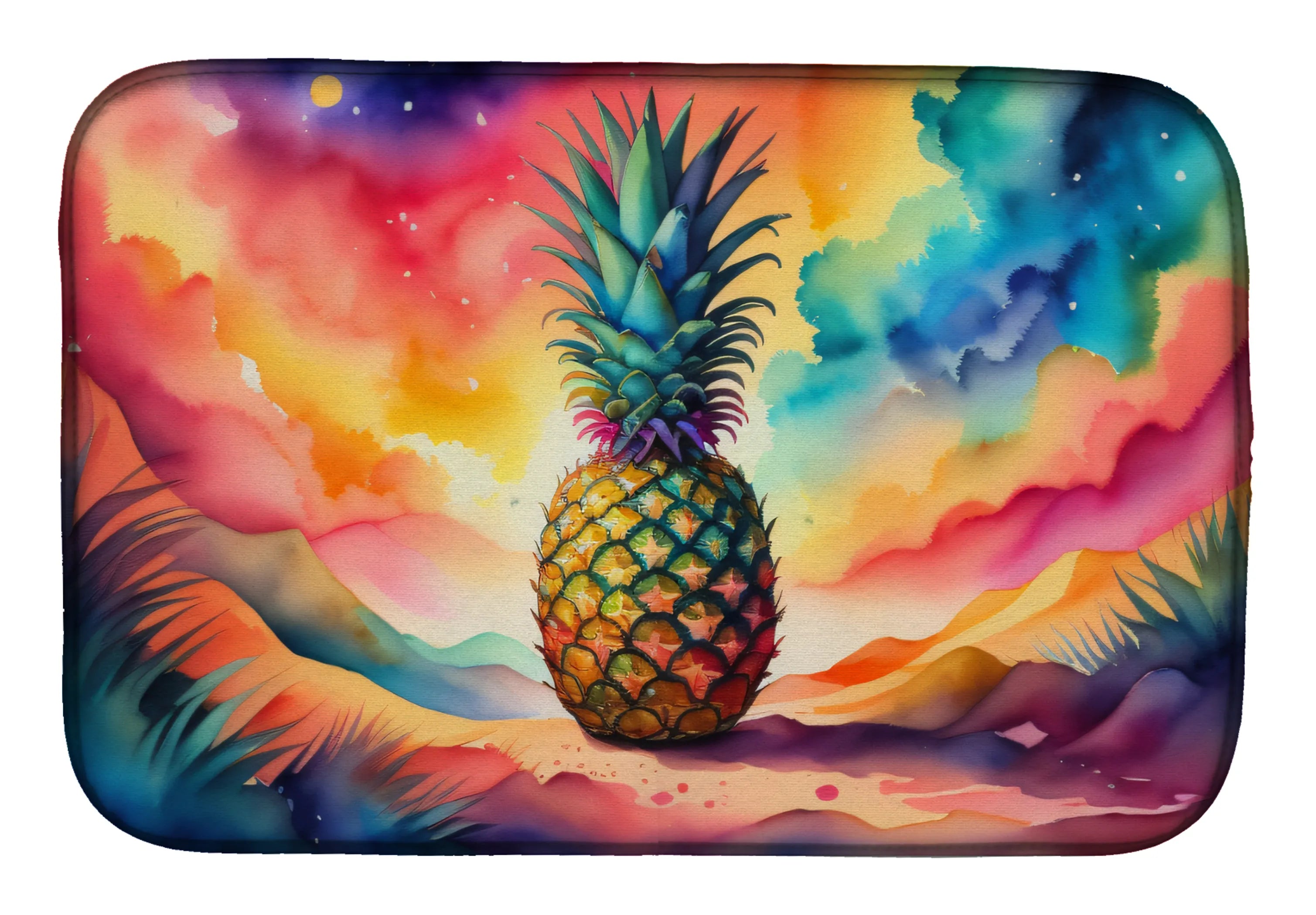 Colorful Fruit Dish Drying Mat - Size: 14  X 21" | Pack Of: 1 | Collection name: Colorful fruit