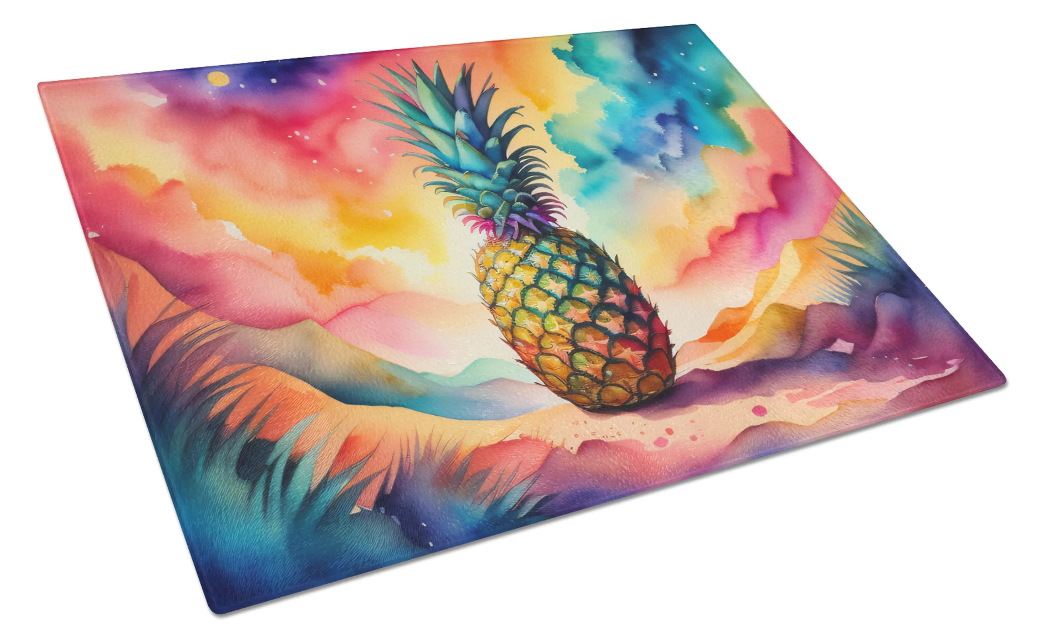 Colorful Fruit Glass Cutting Board - Size: LARGE | Pack Of: 1 | Collection name: Colorful fruit