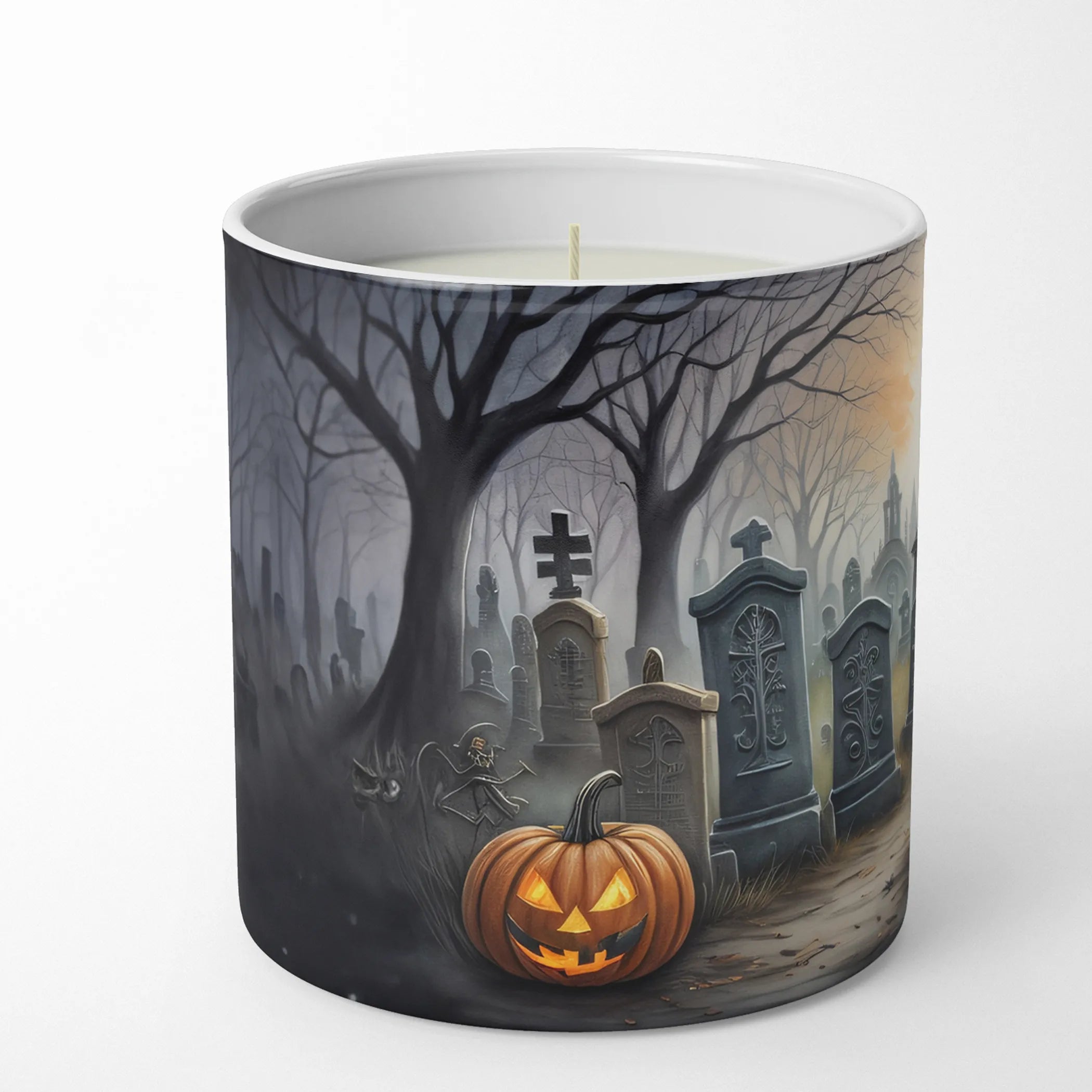 Spooky Halloween Decorative Soy Candle - Size: 10 OZ | Pack Of: 1 | Collection name: Spooky halloween
