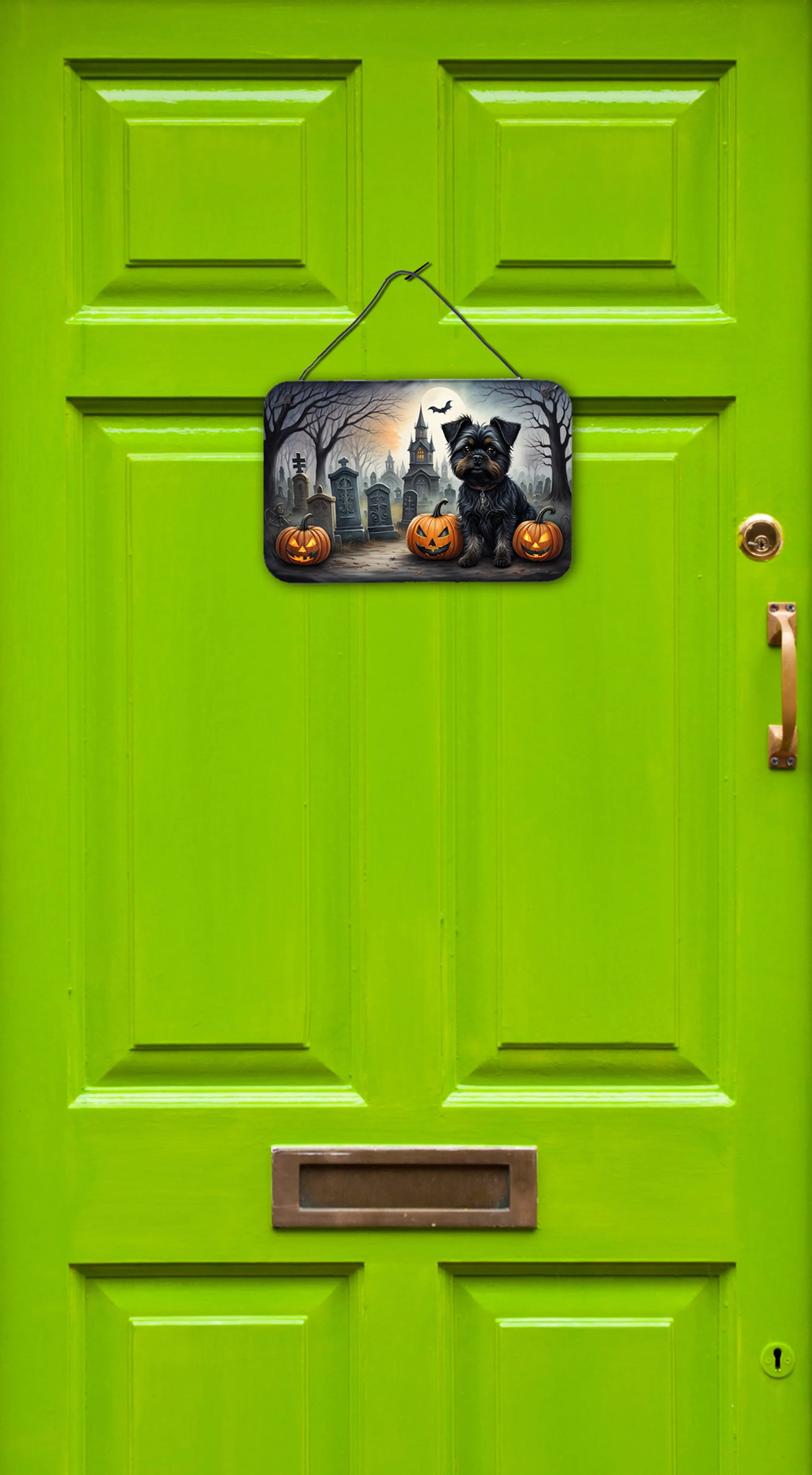 Spooky Halloween Wall or Door Hanging Prints - Size: 8HX12W | Pack Of: 1 | Collection name: Spooky halloween