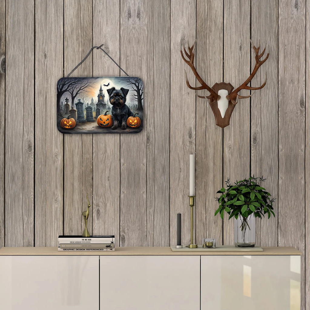 Spooky Halloween Wall or Door Hanging Prints - Size: 8HX12W | Pack Of: 1 | Collection name: Spooky halloween