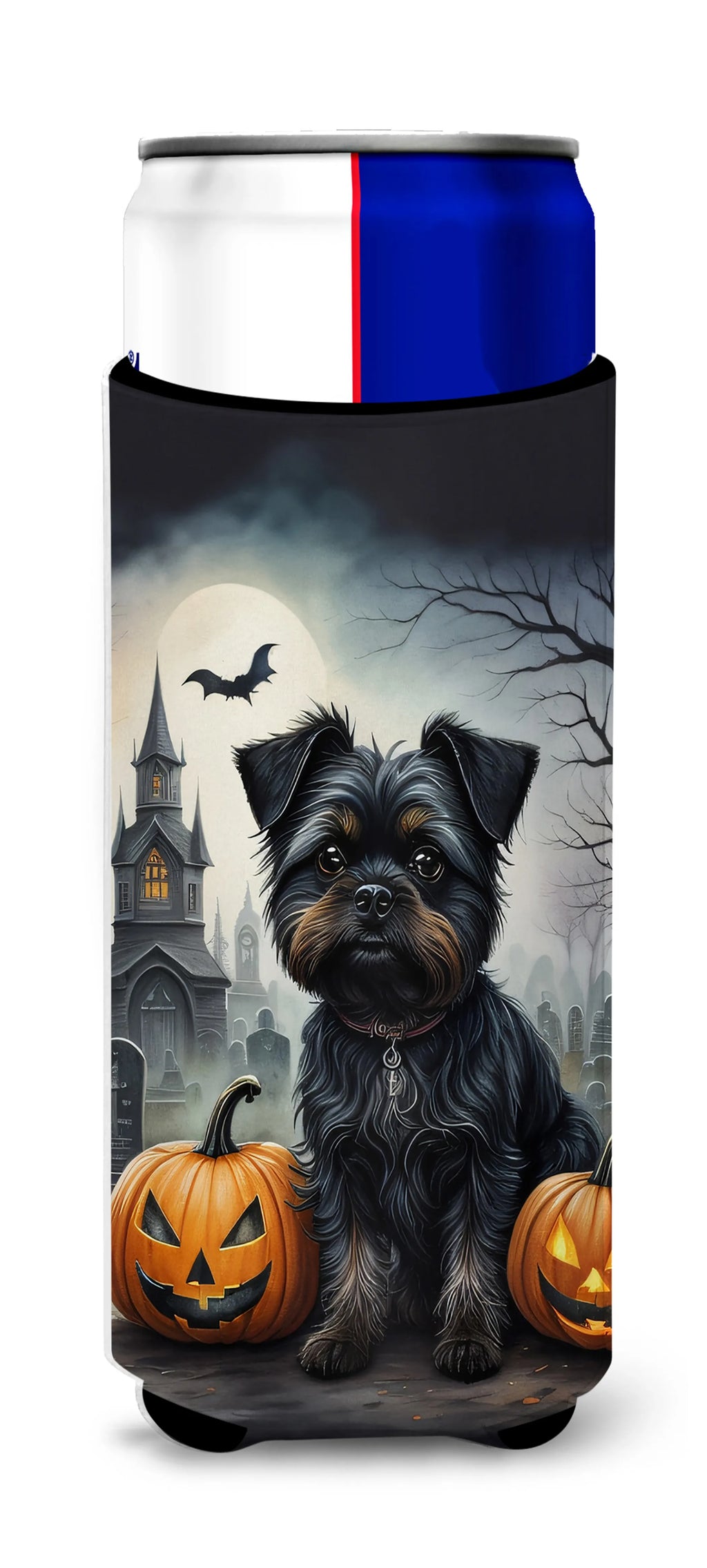 Spooky Halloween Hugger for Ultra Slim Cans - Size: SLIM CAN | Pack Of: 1 | Collection name: Spooky halloween