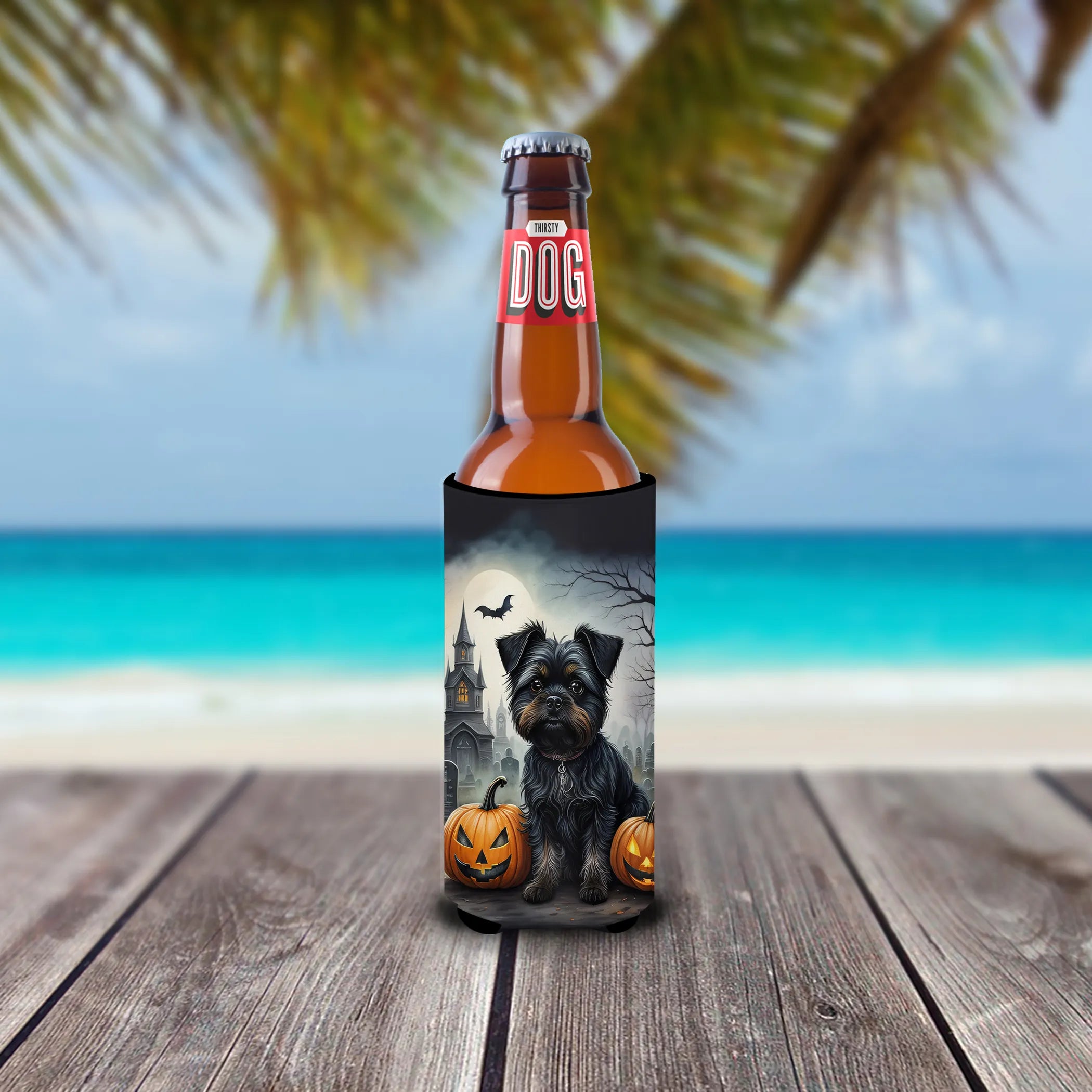 Spooky Halloween Hugger for Ultra Slim Cans - Size: SLIM CAN | Pack Of: 1 | Collection name: Spooky halloween