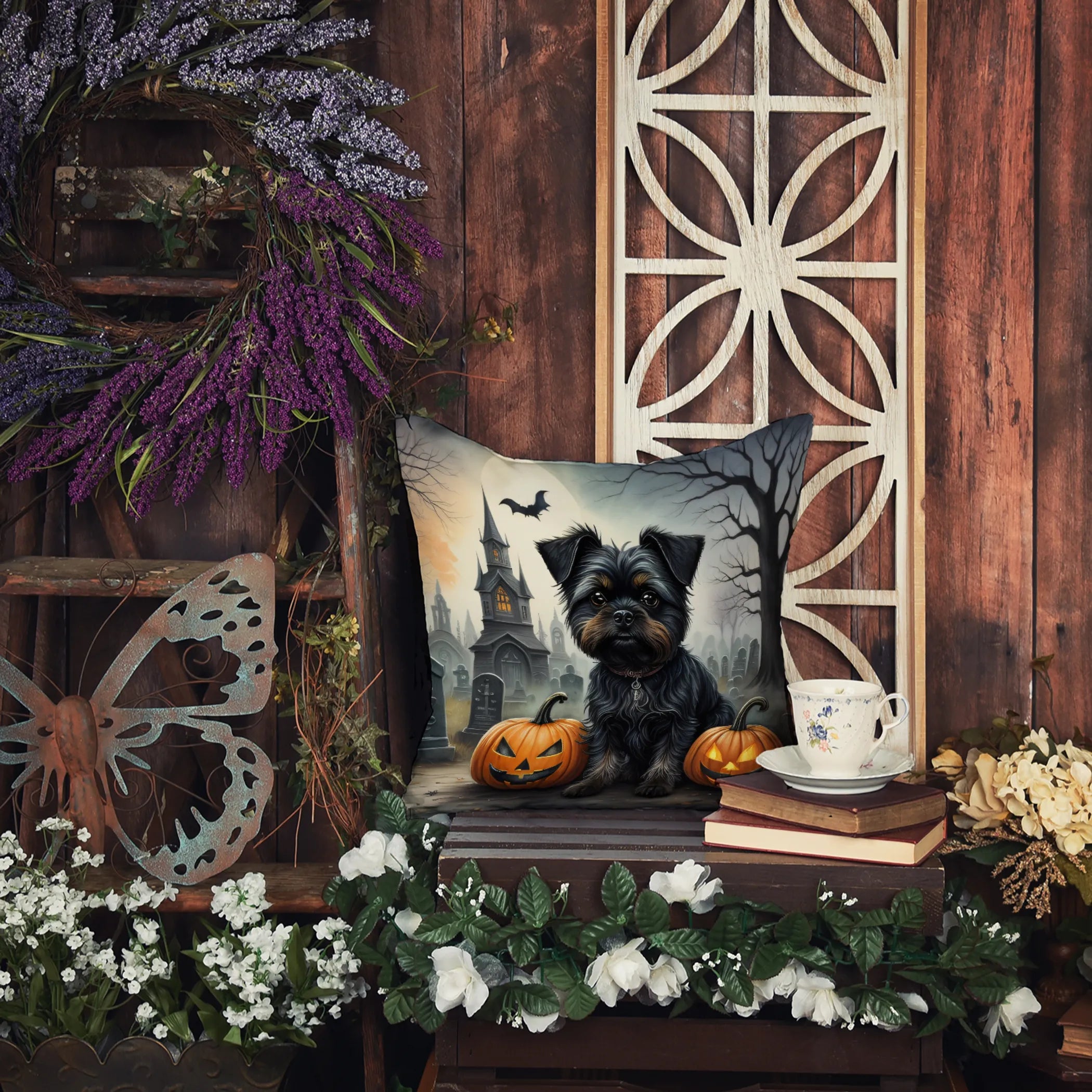 Spooky Halloween Throw Pillow - Pack Of: 1 | Collection name: Spooky halloween