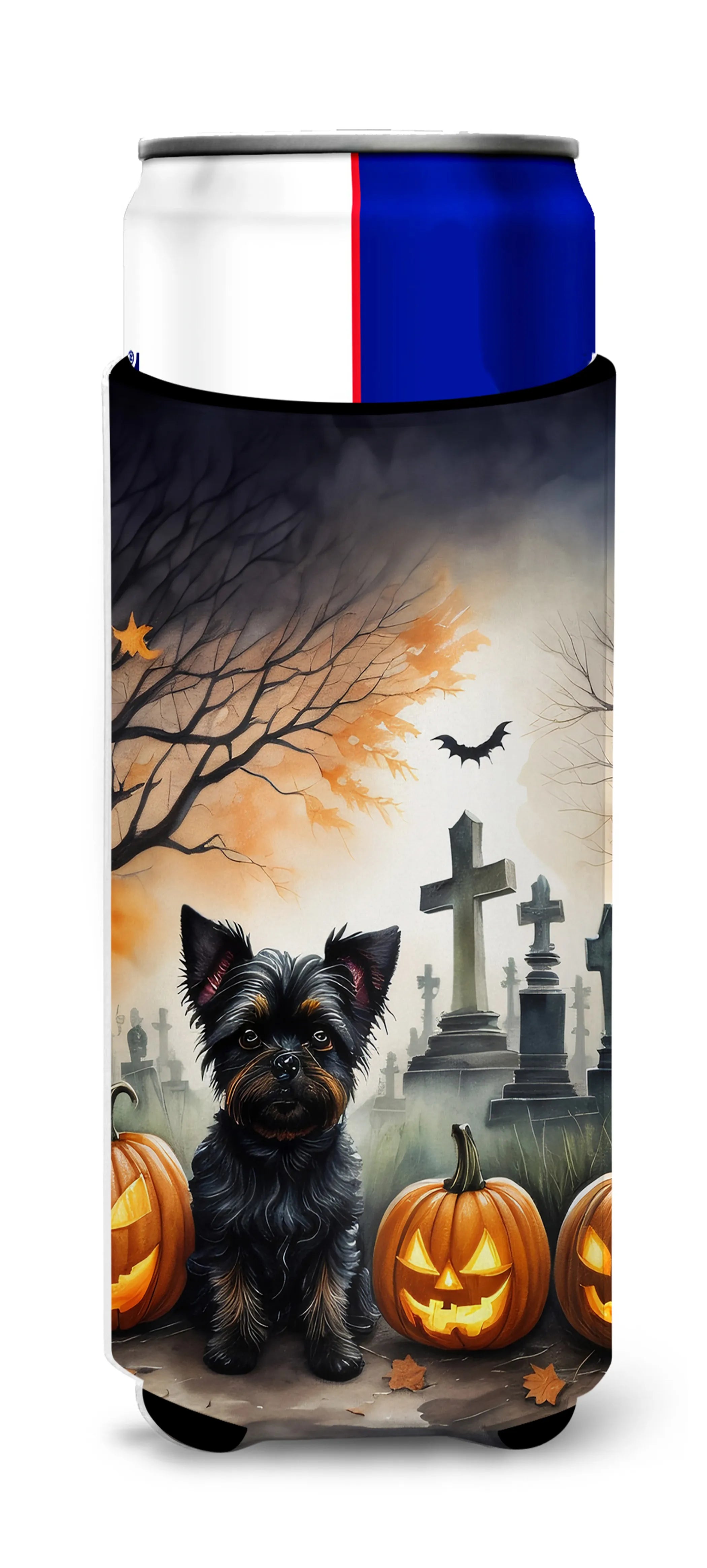 Spooky Halloween Hugger for Ultra Slim Cans - Size: SLIM CAN | Pack Of: 1 | Collection name: Spooky halloween