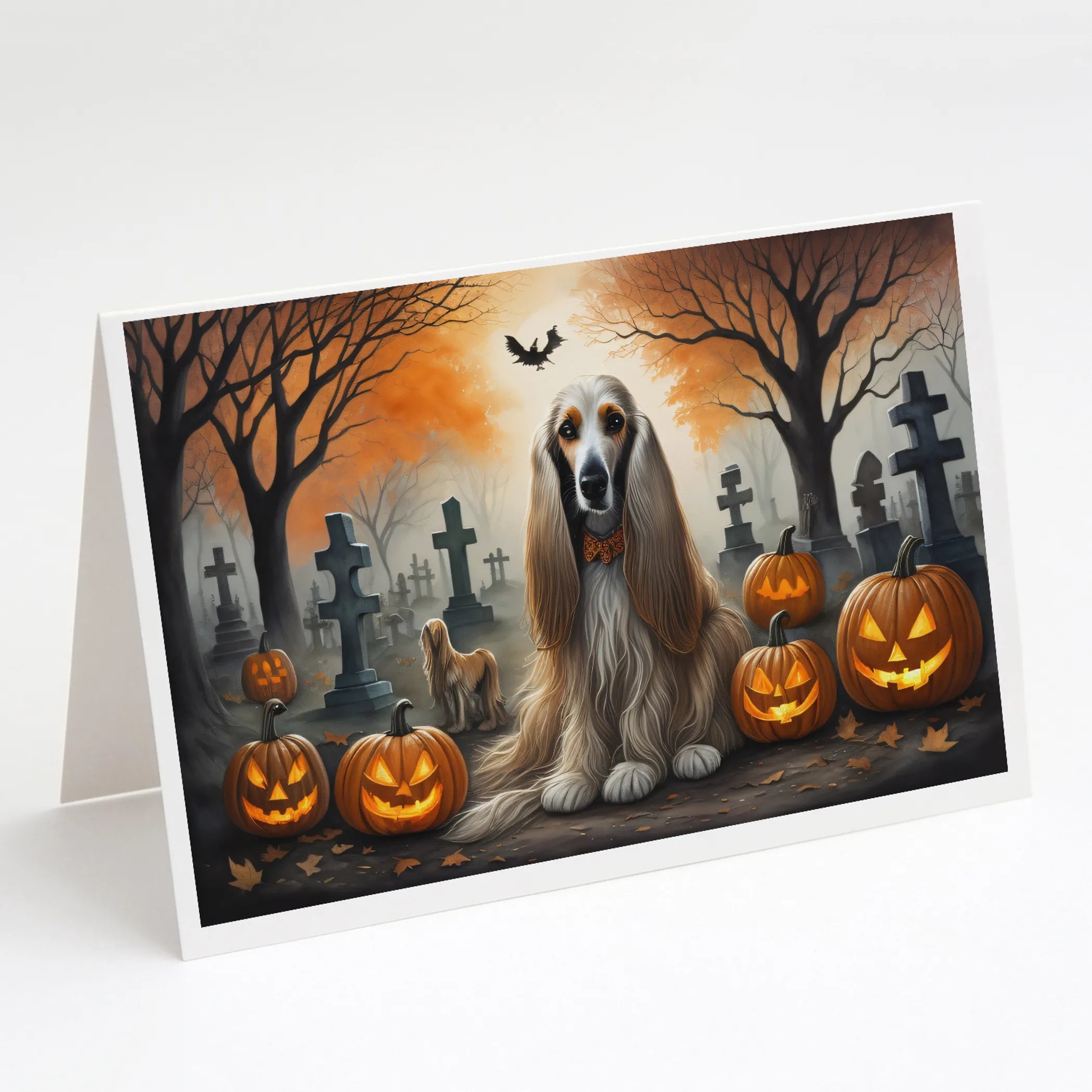 Spooky Halloween Greeting Cards  - Size: 5X7 | Pack Of: 8 | Collection name: Spooky halloween