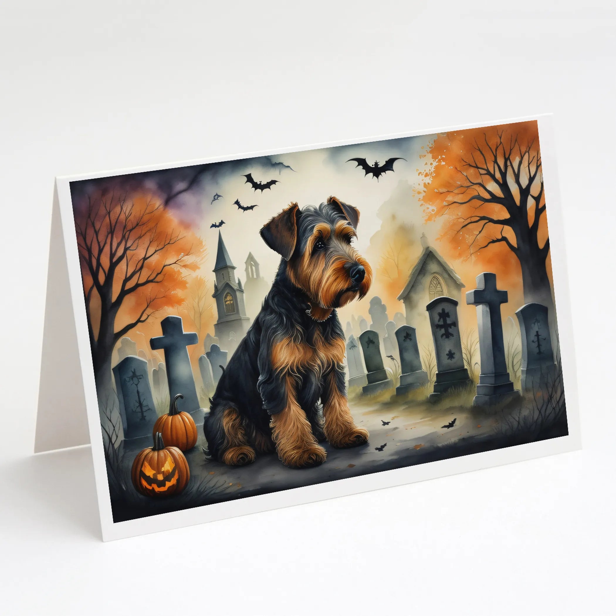 Spooky Halloween Greeting Cards  - Size: 5X7 | Pack Of: 8 | Collection name: Spooky halloween