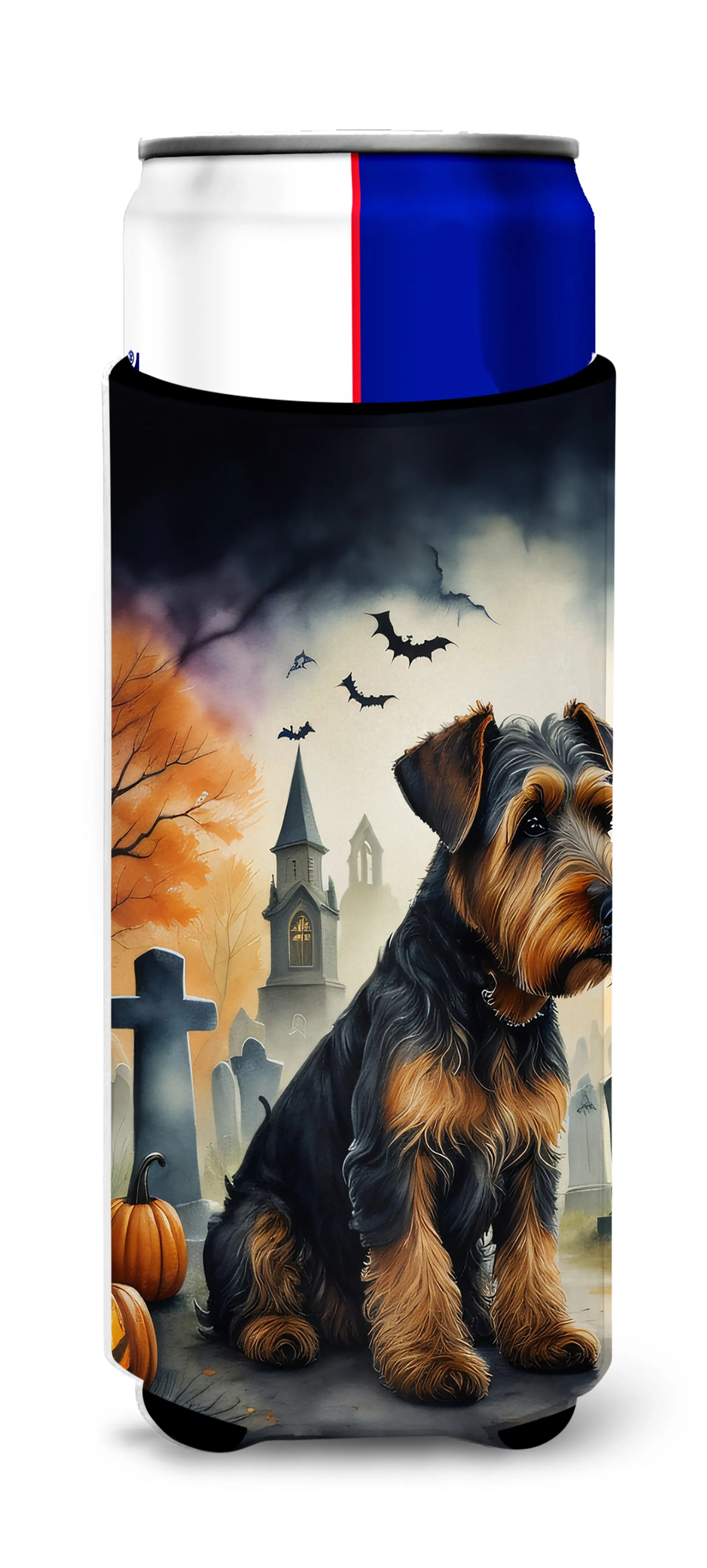 Spooky Halloween Hugger for Ultra Slim Cans - Size: SLIM CAN | Pack Of: 1 | Collection name: Spooky halloween