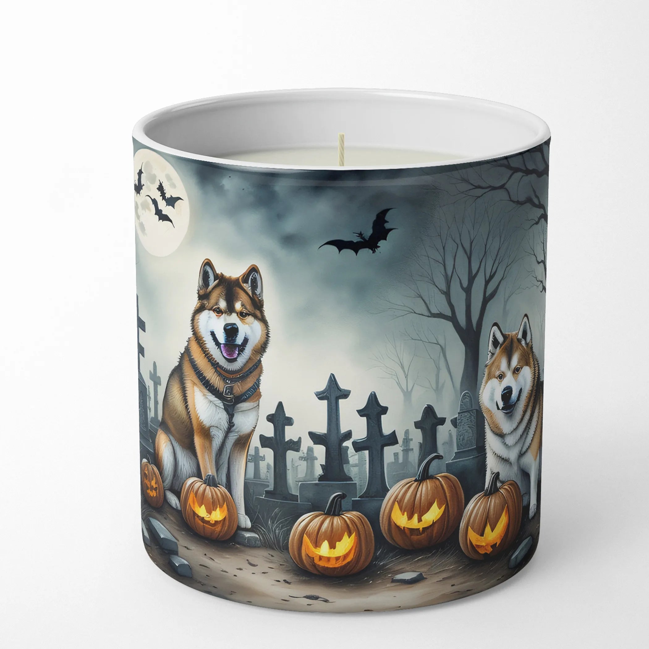 Spooky Halloween Decorative Soy Candle - Size: 10 OZ | Pack Of: 1 | Collection name: Spooky halloween