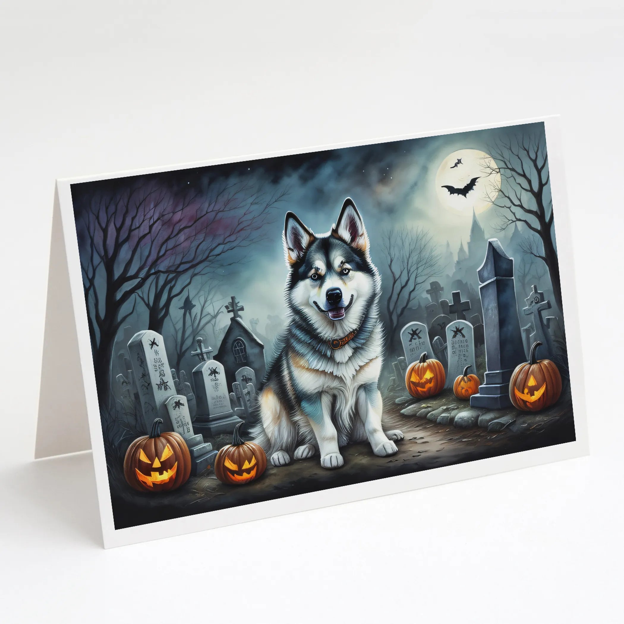 Spooky Halloween Greeting Cards  - Size: 5X7 | Pack Of: 8 | Collection name: Spooky halloween