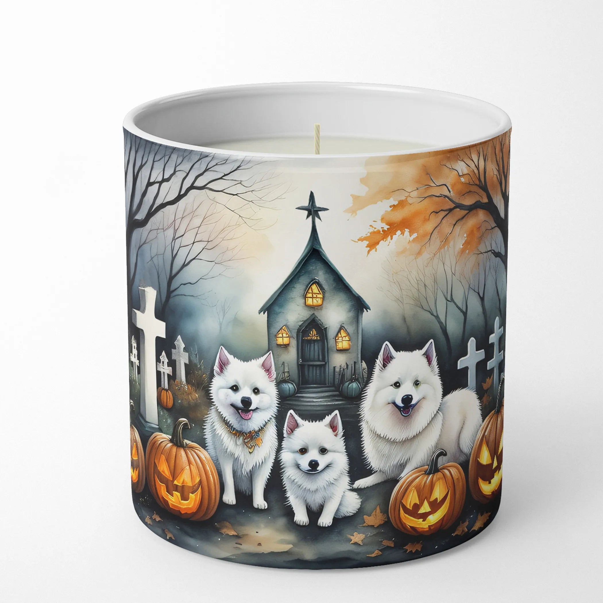 Spooky Halloween Decorative Soy Candle - Size: 10 OZ | Pack Of: 1 | Collection name: Spooky halloween