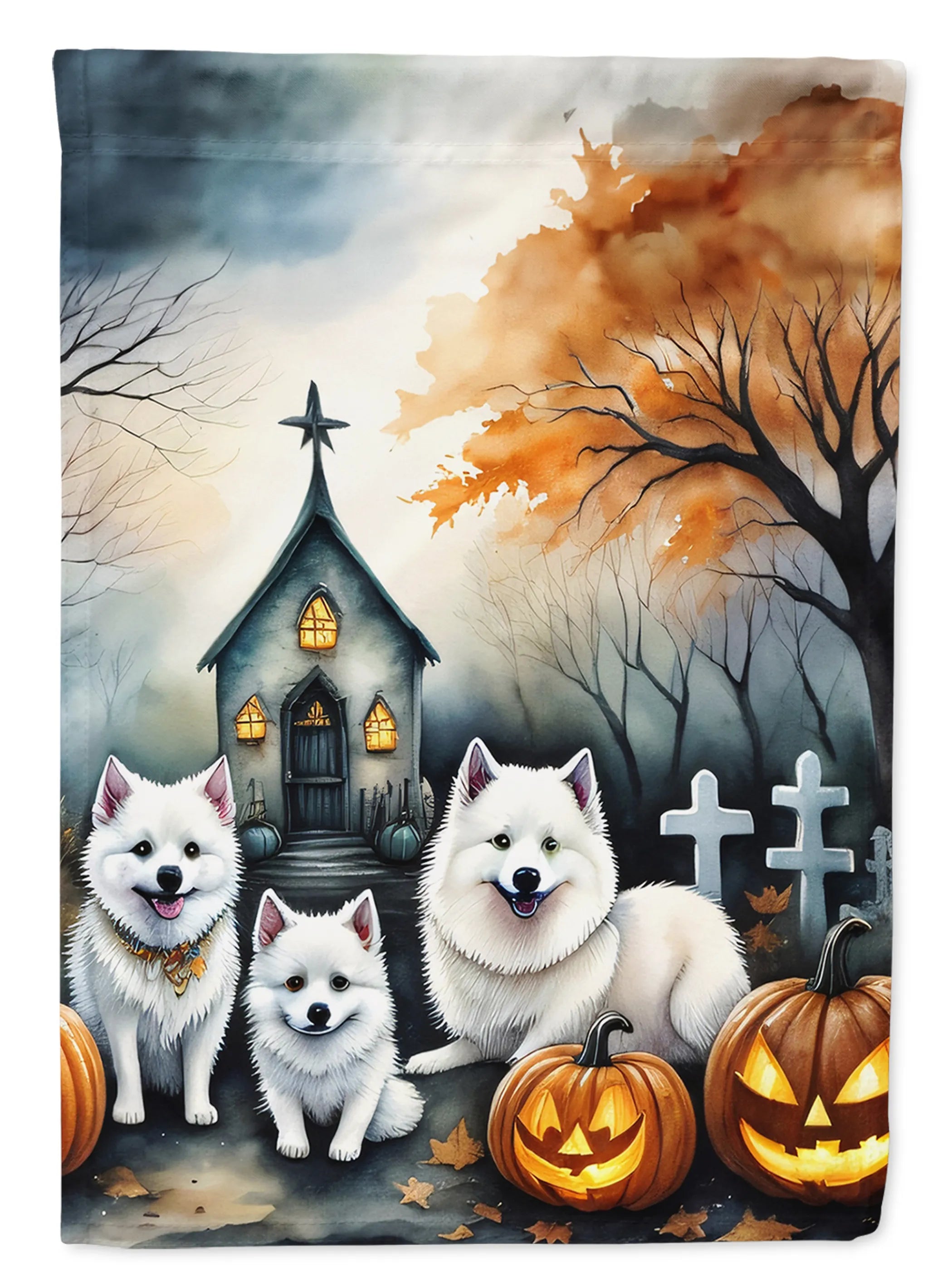 Spooky Halloween Decorative Flag - Pack Of: 1 | Collection name: Spooky halloween