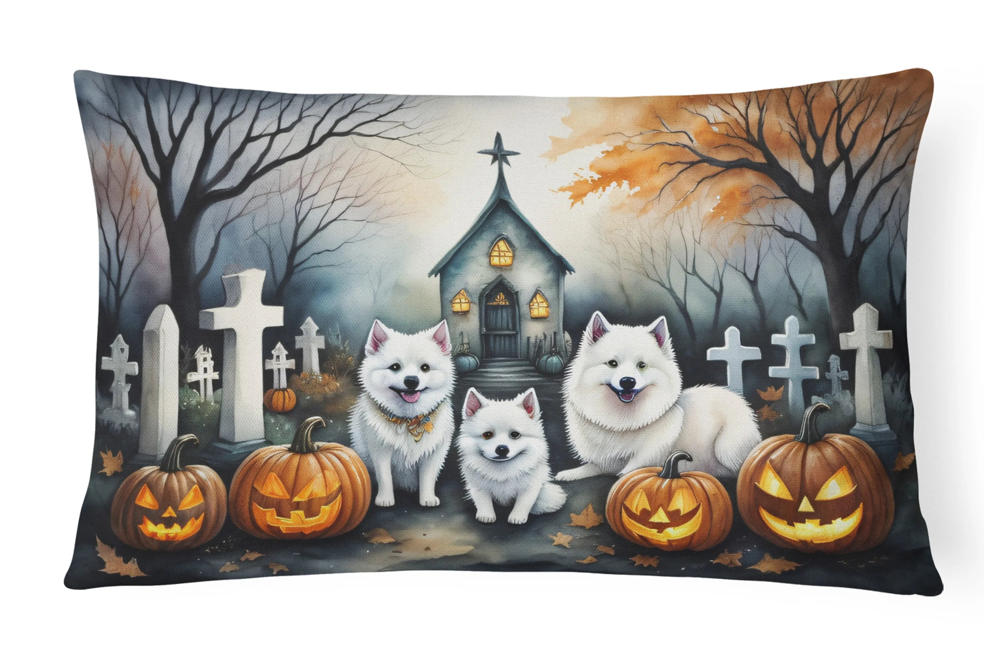 Spooky Halloween Throw Pillow - Pack Of: 1 | Collection name: Spooky halloween