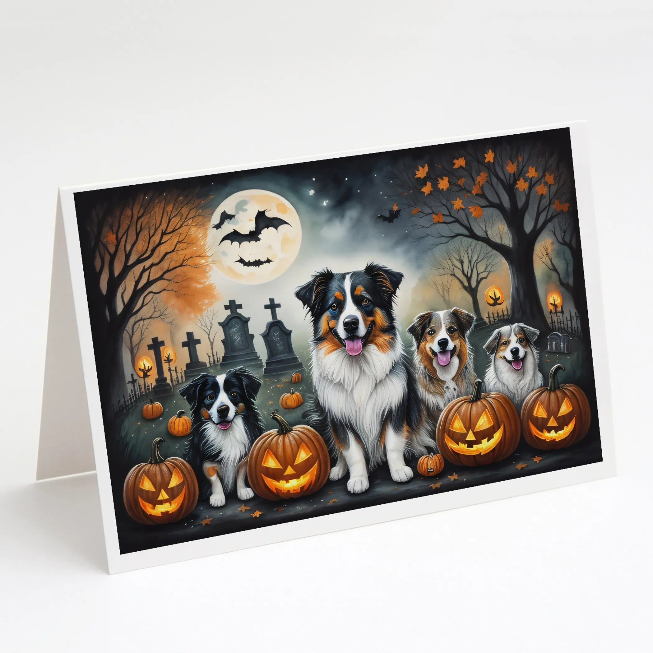 Spooky Halloween Greeting Cards  - Size: 5X7 | Pack Of: 8 | Collection name: Spooky halloween