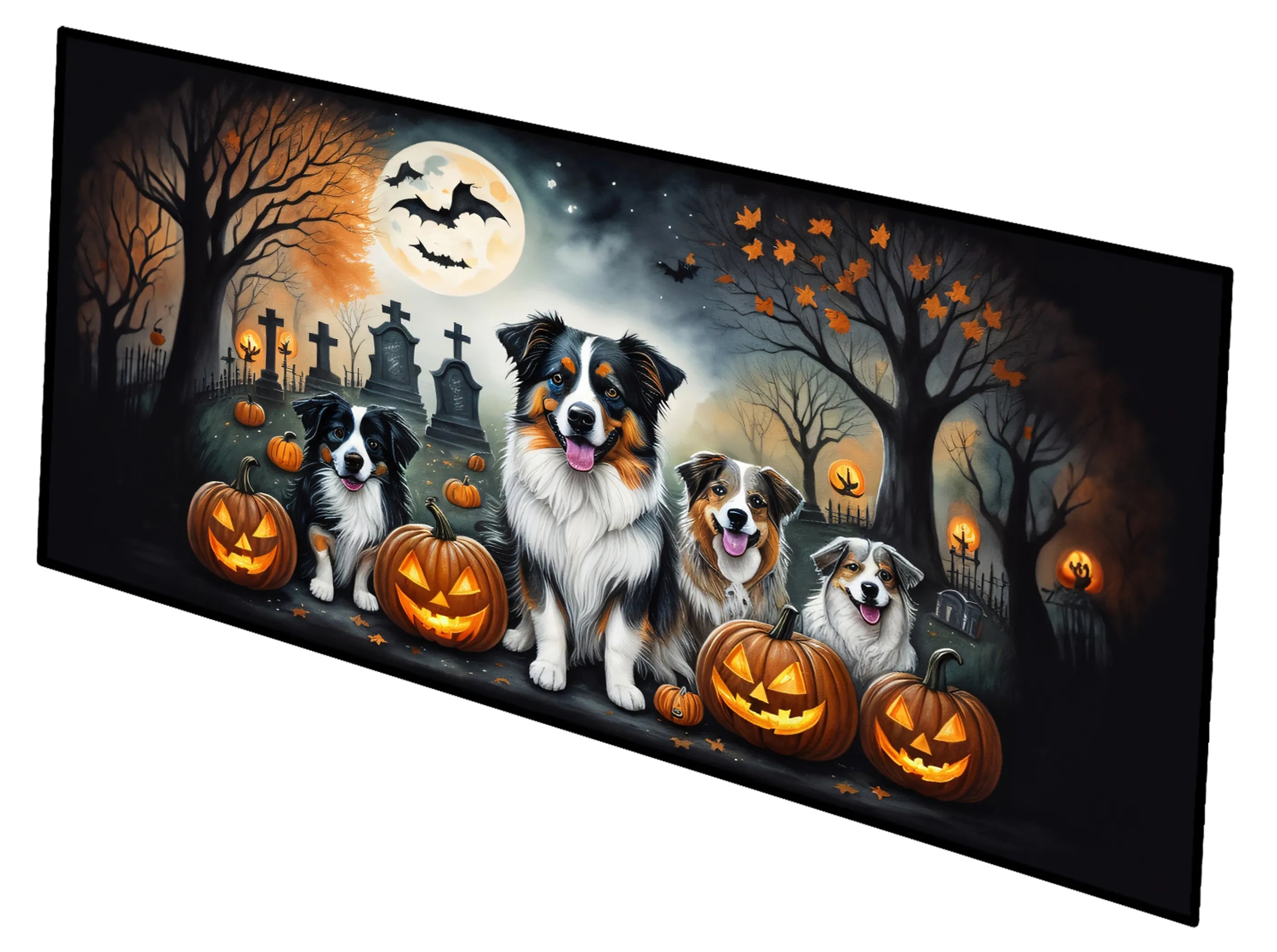 Spooky Halloween Runner Mat 28x58 - Size: 28HX58W | Pack Of: 1 | Collection name: Spooky halloween