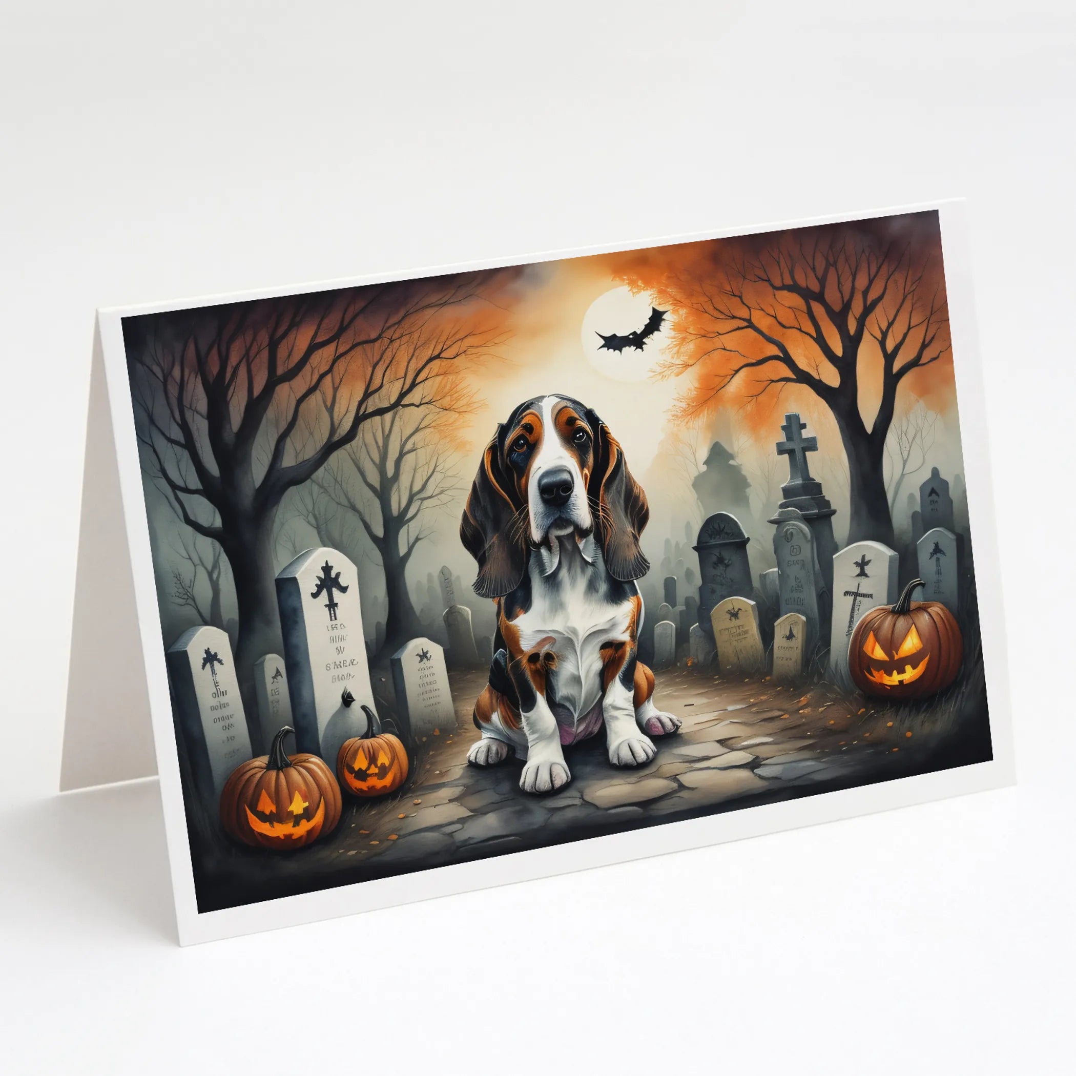 Spooky Halloween Greeting Cards  - Size: 5X7 | Pack Of: 8 | Collection name: Spooky halloween